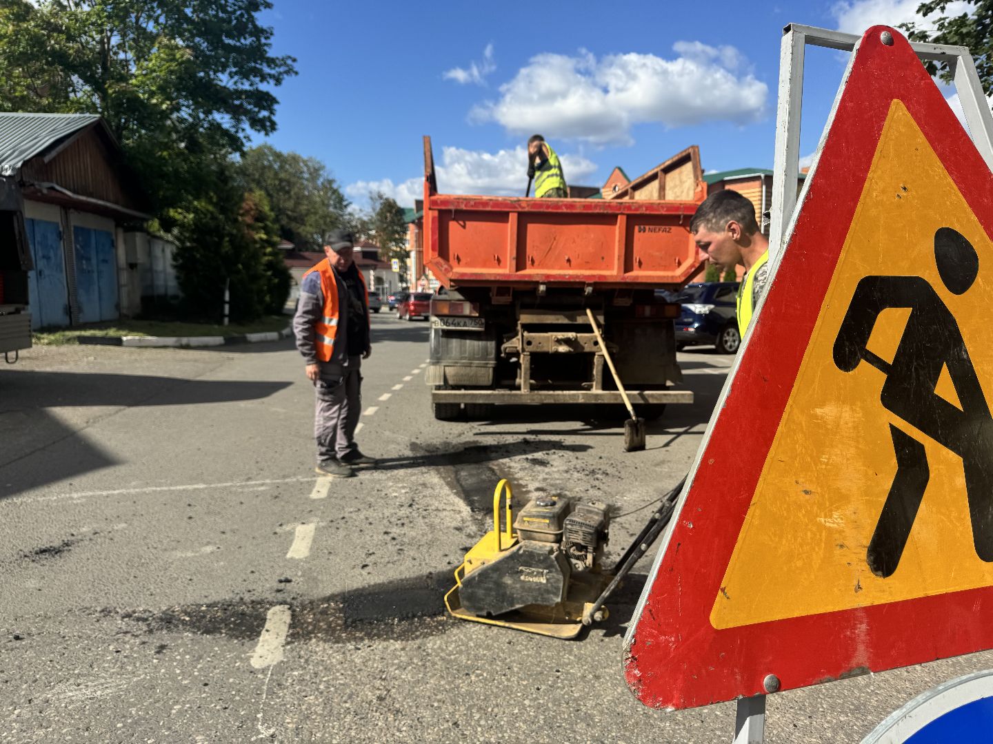 ямочный ремонт, ямочный ремонт дорог, шаховская,