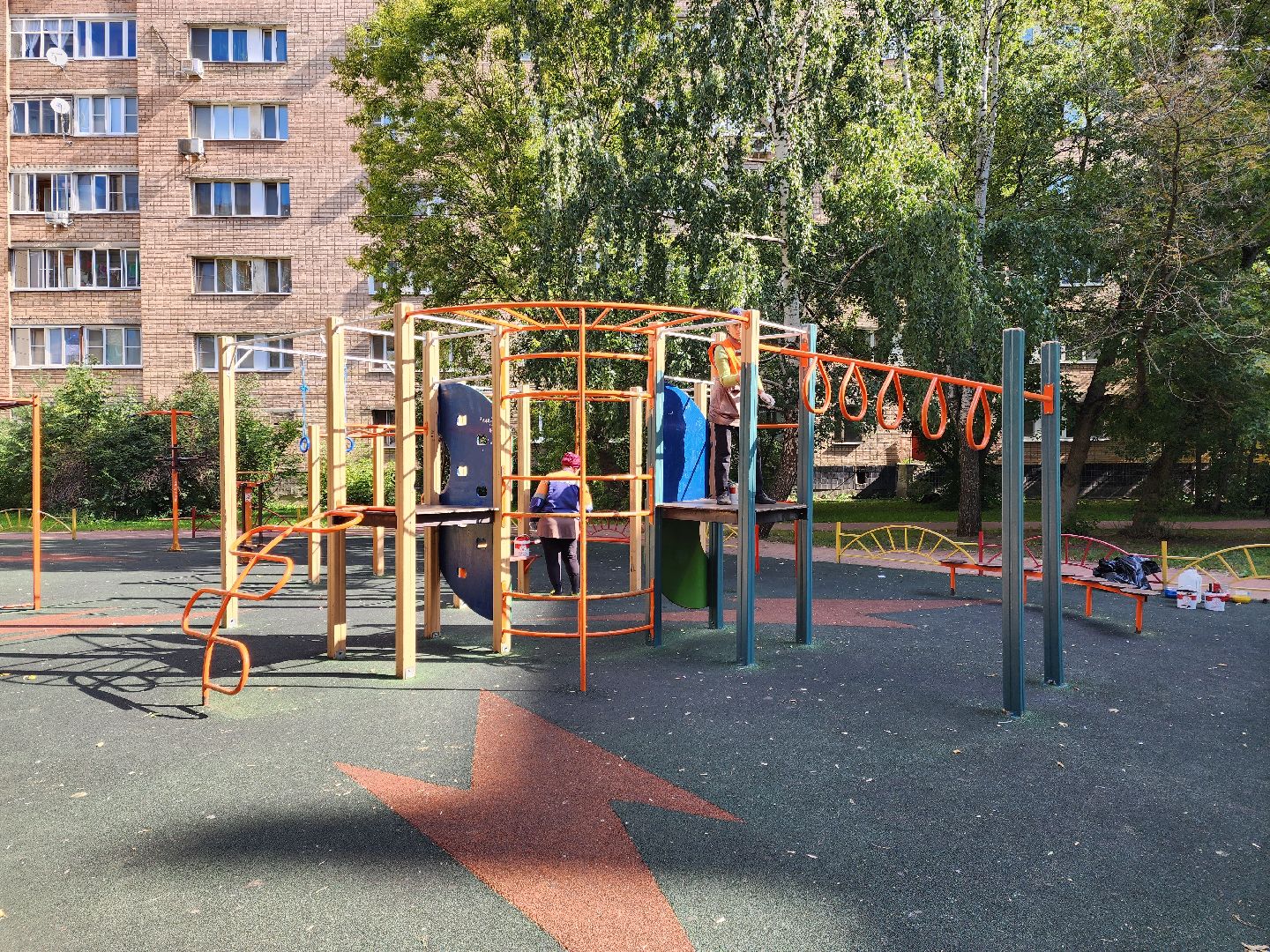 раменское, благоустройство, содержание дворовых территорий, покраска детских игровых площадок,