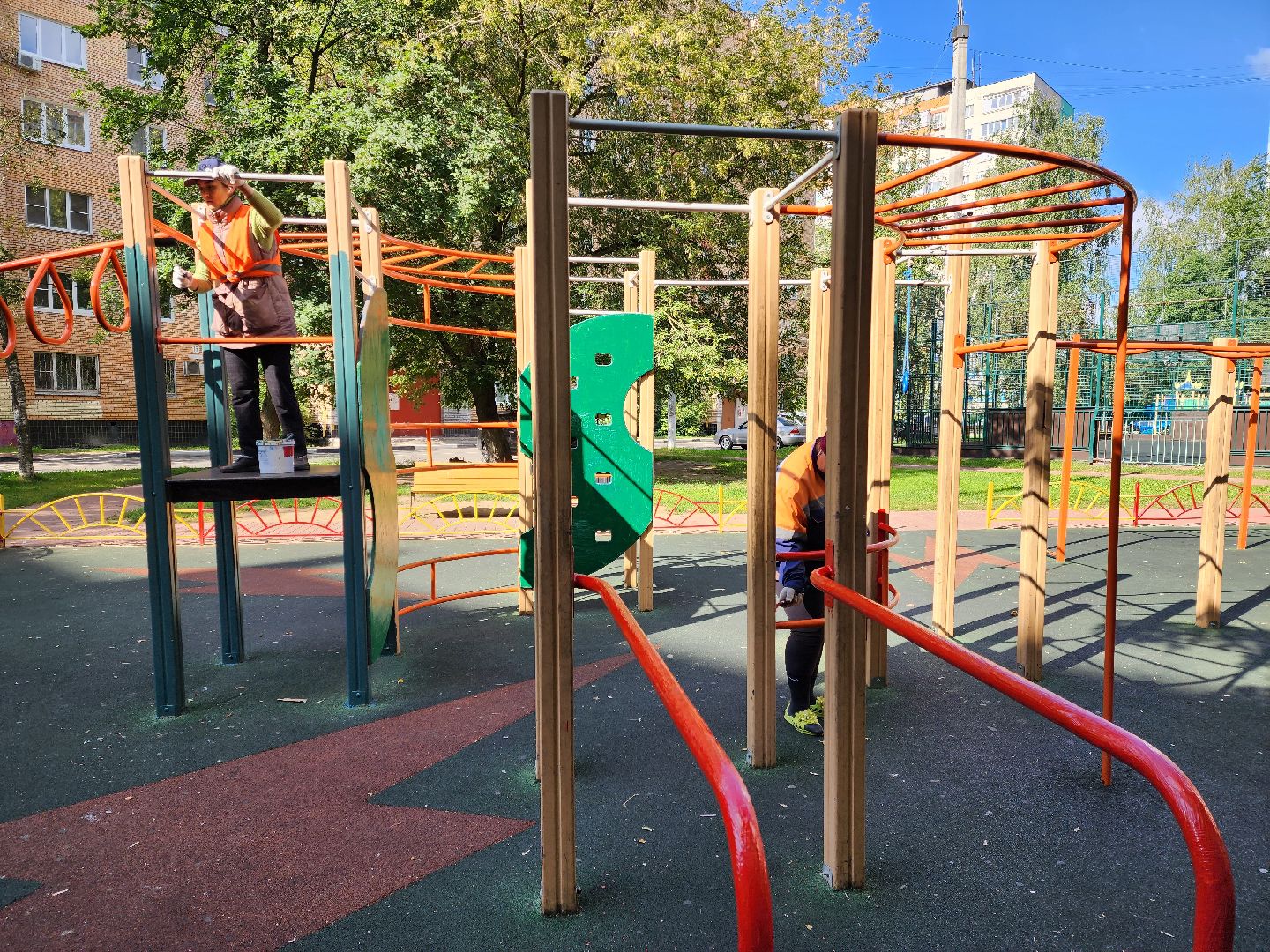 раменское, благоустройство, содержание дворовых территорий, покраска детских игровых площадок,