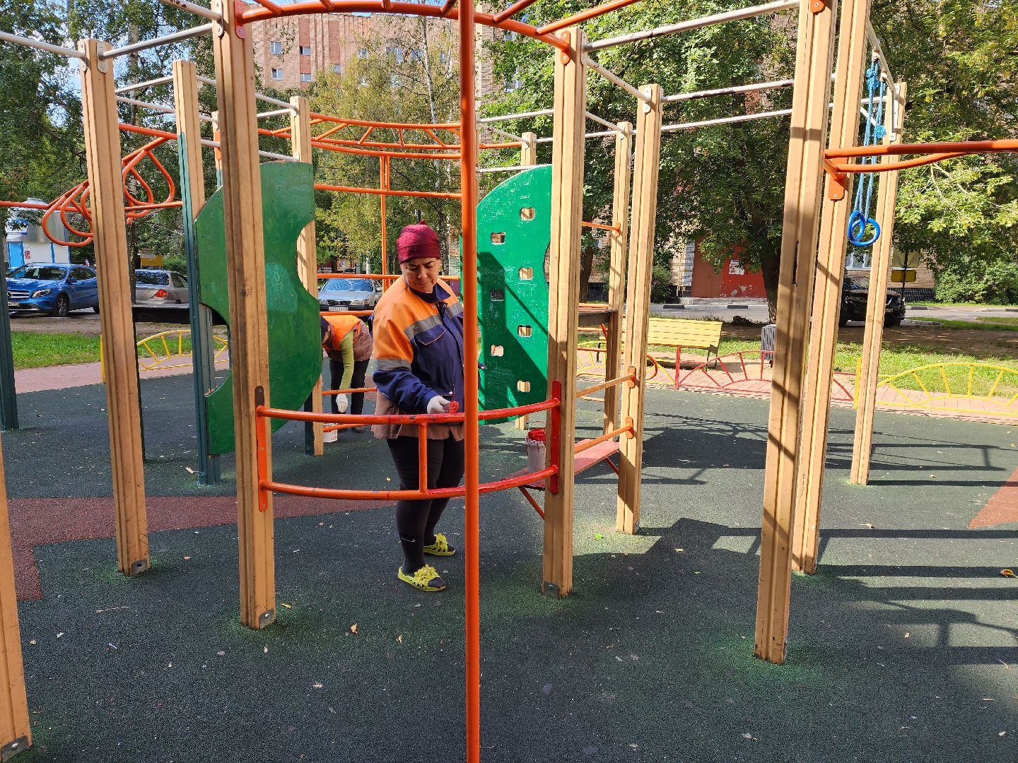 раменское, благоустройство, содержание дворовых территорий, покраска детских игровых площадок,