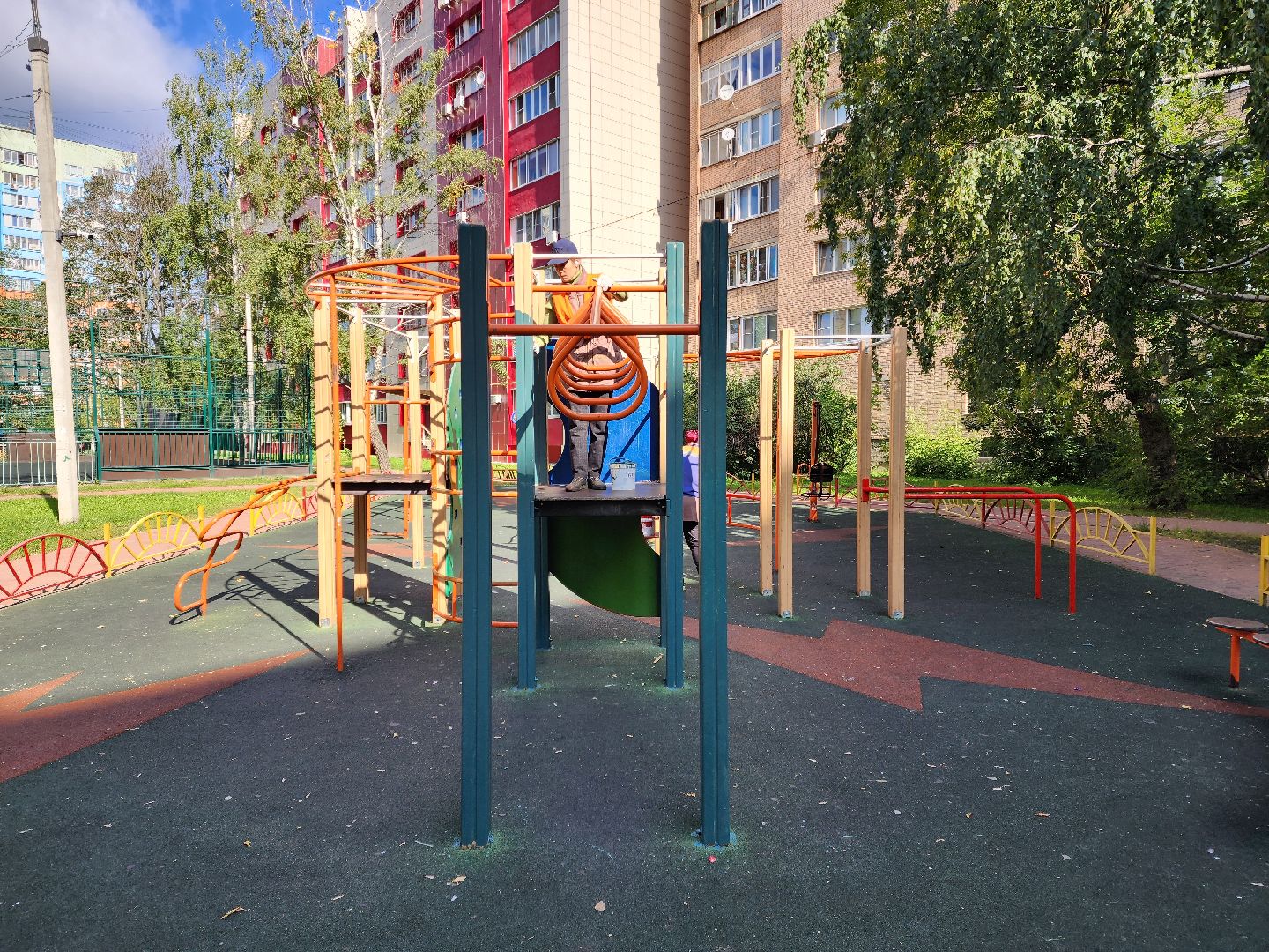раменское, благоустройство, содержание дворовых территорий, покраска детских игровых площадок,