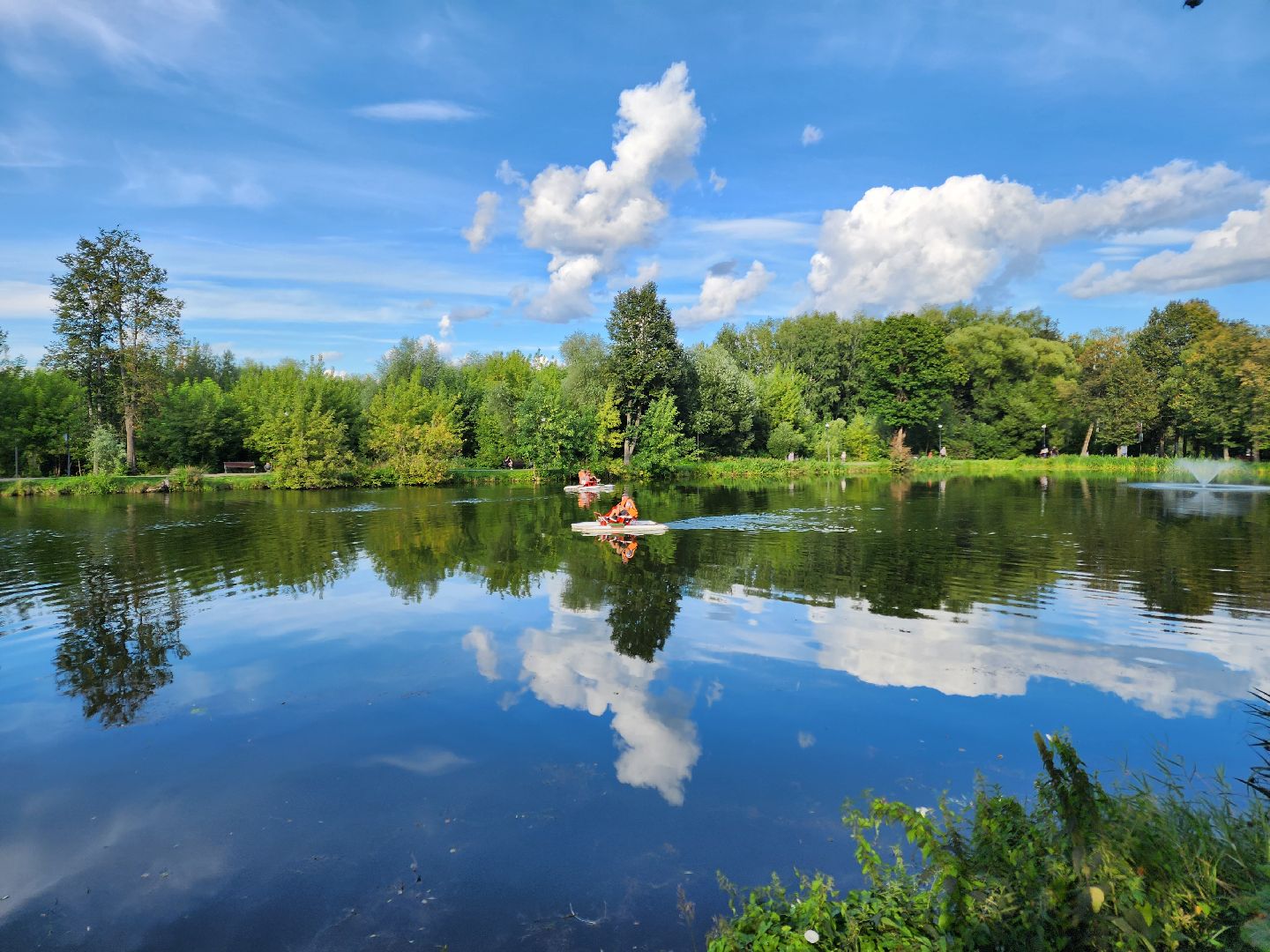 Чехов, городской парк, прокат катамаранов, прокат лодок, лучшие места Подмосковья, минкульт мо,