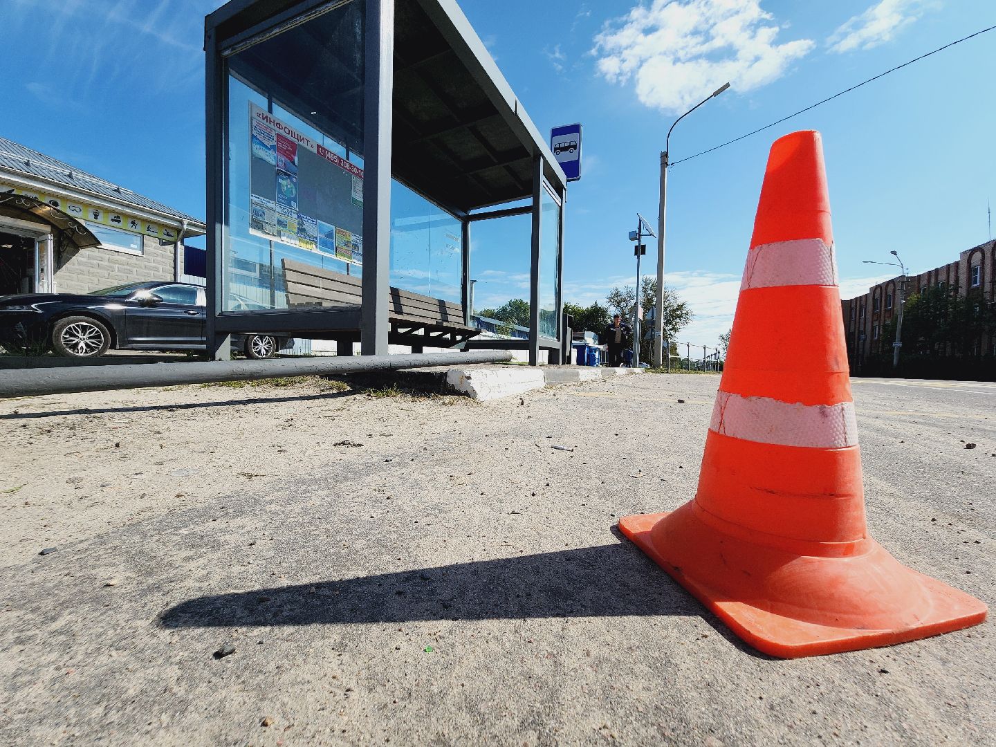 Егорьевск, Дороги, пешеходные переходы, Школа, Подмосковье, Московская область,