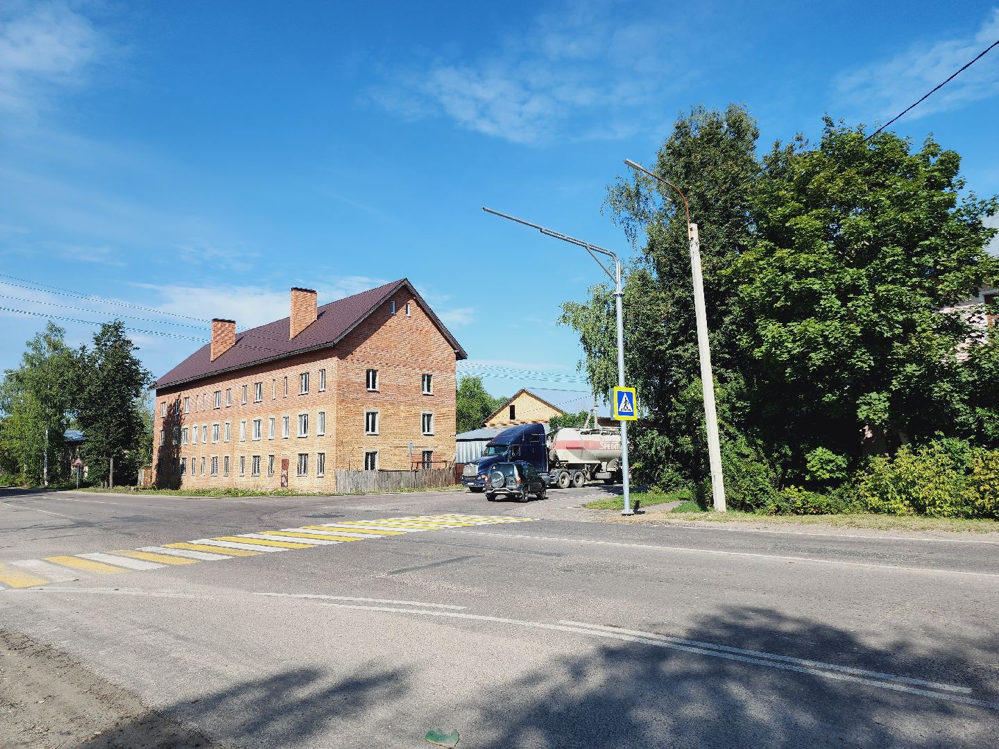 Егорьевск, Дороги, пешеходные переходы, Школа, Подмосковье, Московская область,