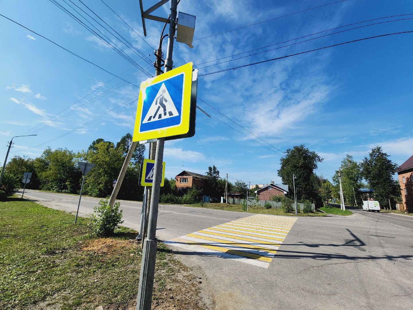 Егорьевск, Дороги, пешеходные переходы, Школа, Подмосковье, Московская область,