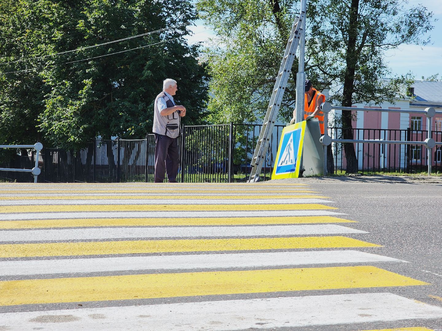 Егорьевск, Дороги, пешеходные переходы, Школа, Подмосковье, Московская область,