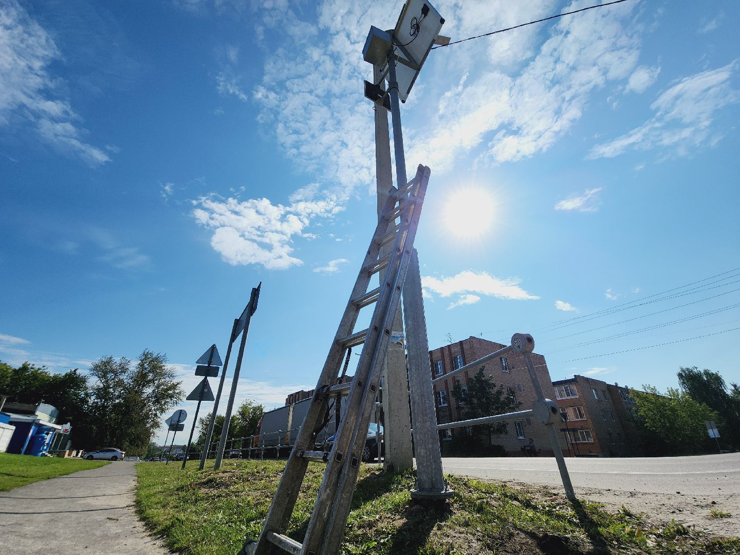 Егорьевск, Дороги, пешеходные переходы, Школа, Подмосковье, Московская область,