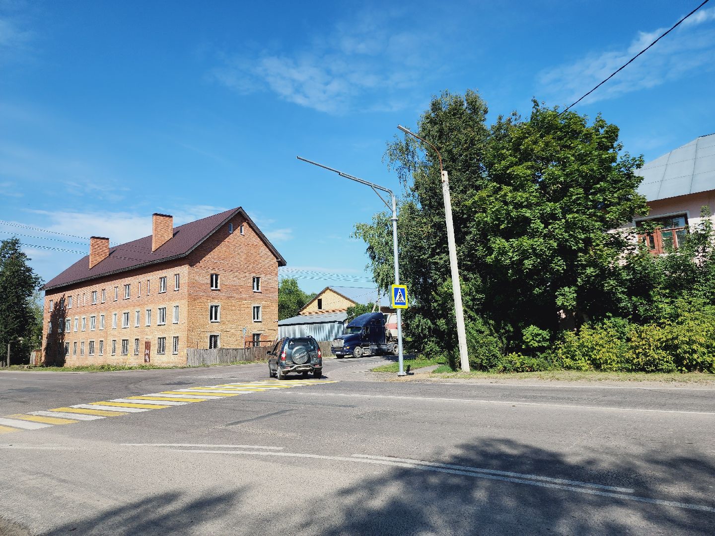 Егорьевск, Дороги, пешеходные переходы, Школа, Подмосковье, Московская область,