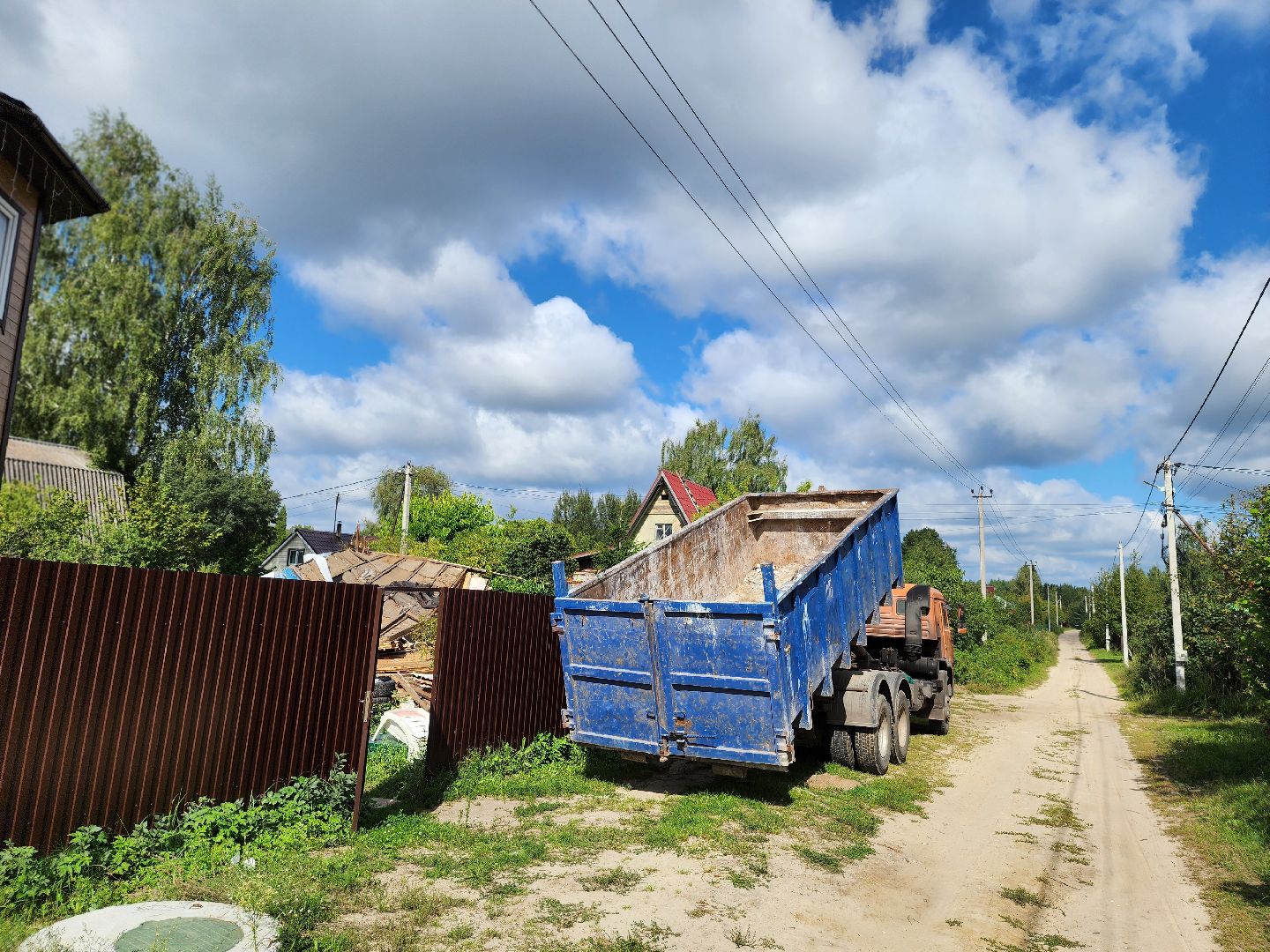 воскресенск, вывоз мусора, строительный мусор, снт,