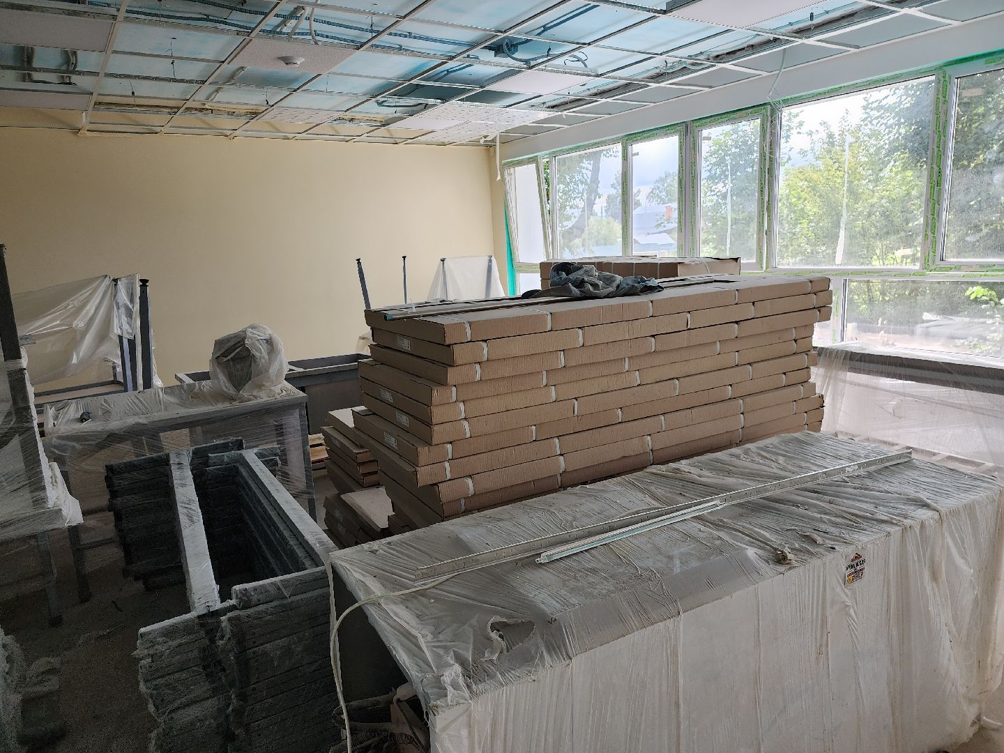 серпухов, подмосковье, капремонт школы,