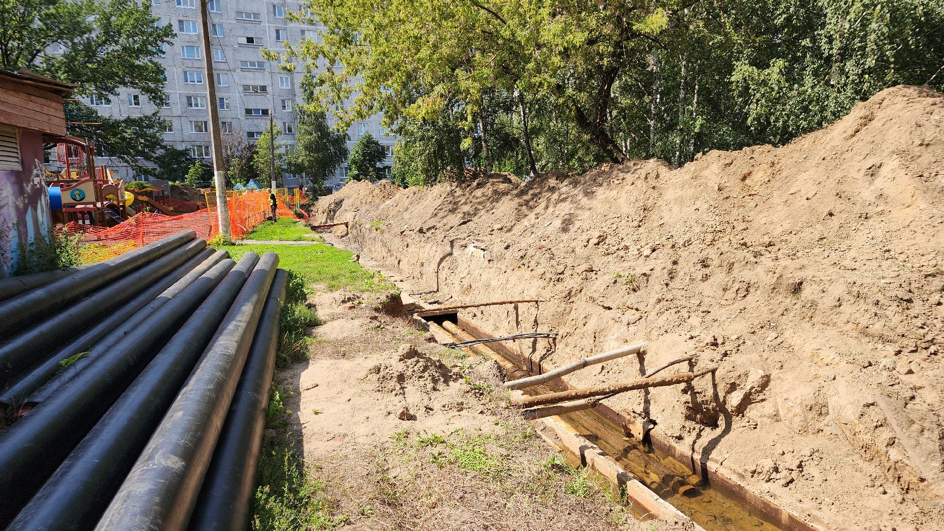 жкх, теплосети, теплоснабжение, капремонт теплосетей, Лосино-Петровский,