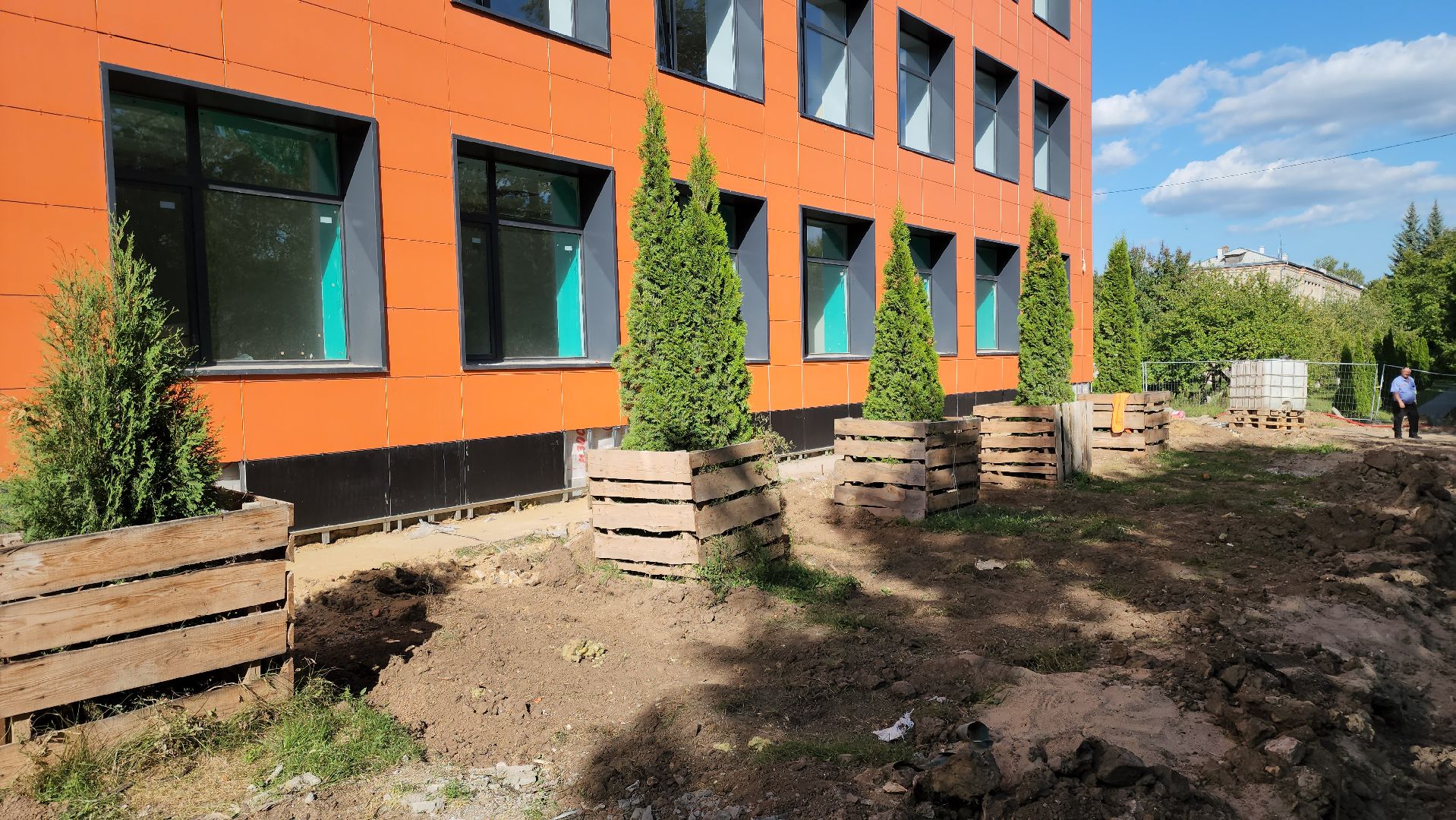 кашира, ожерелье, капитальный ремонт школы, школа 10, фасадные работы,