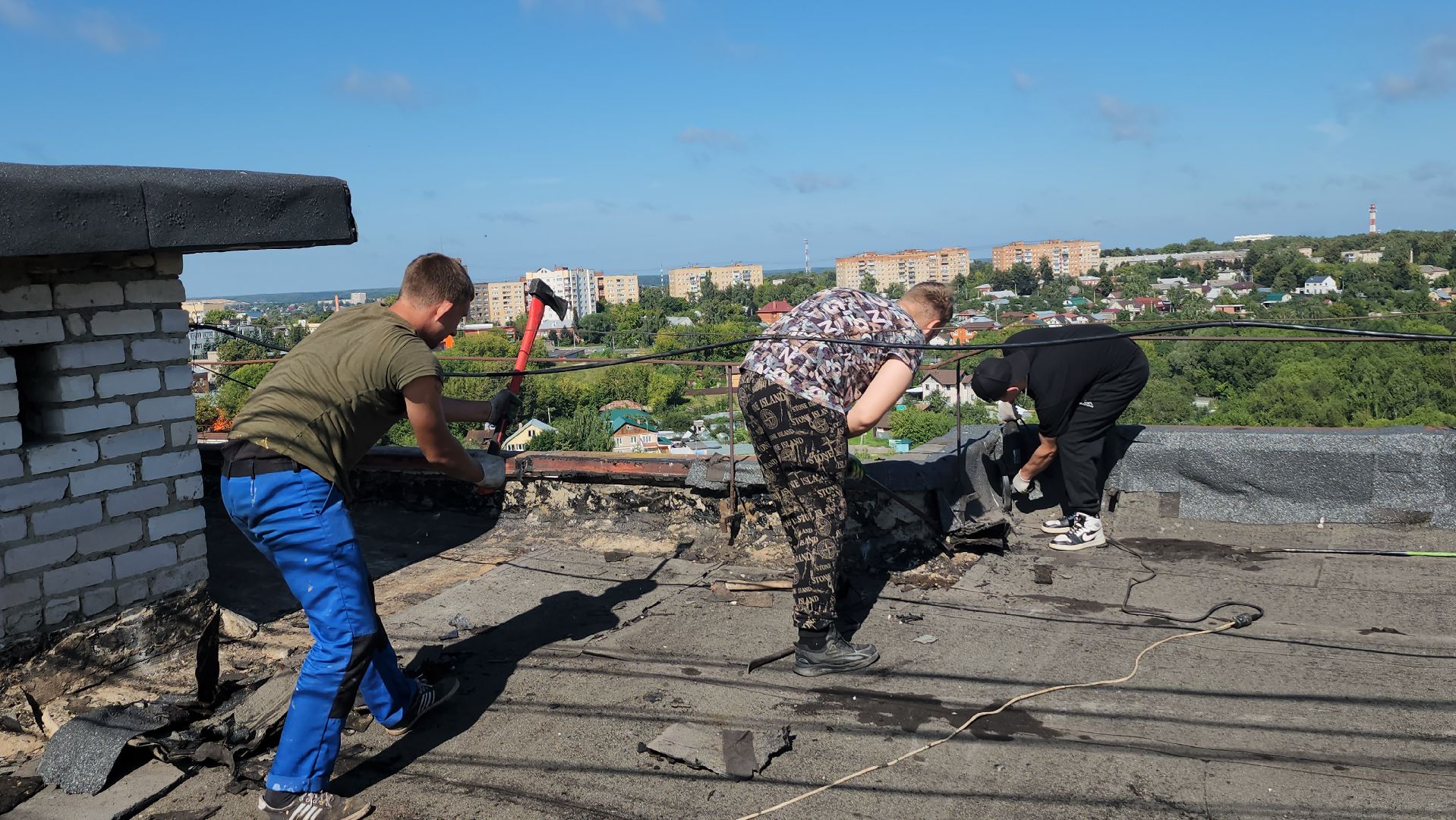 серпухов, улица луначарского, добрый дом, ремонт кровли, управляющая компания,