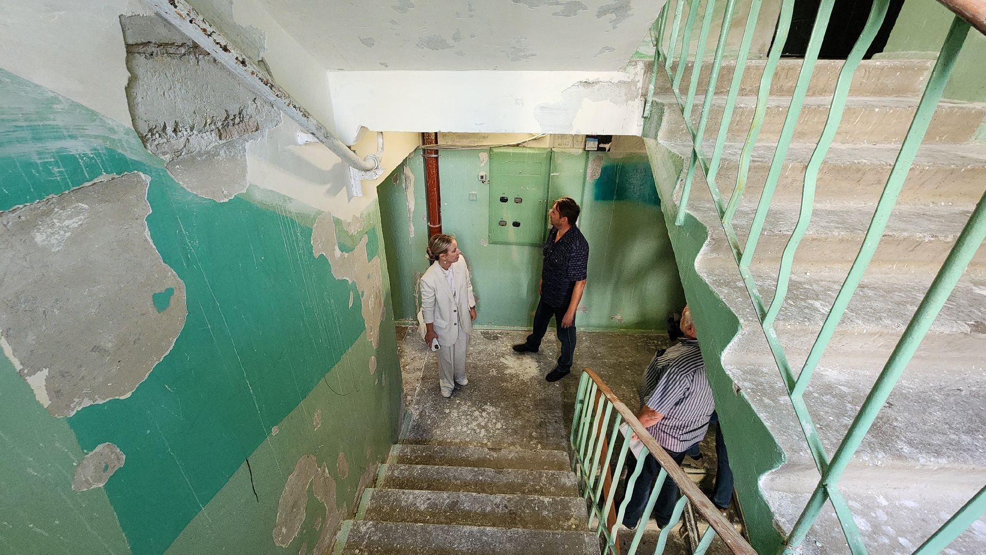 ремонт, ремонт подъезда, жкх, протвино, встреча с жителями,