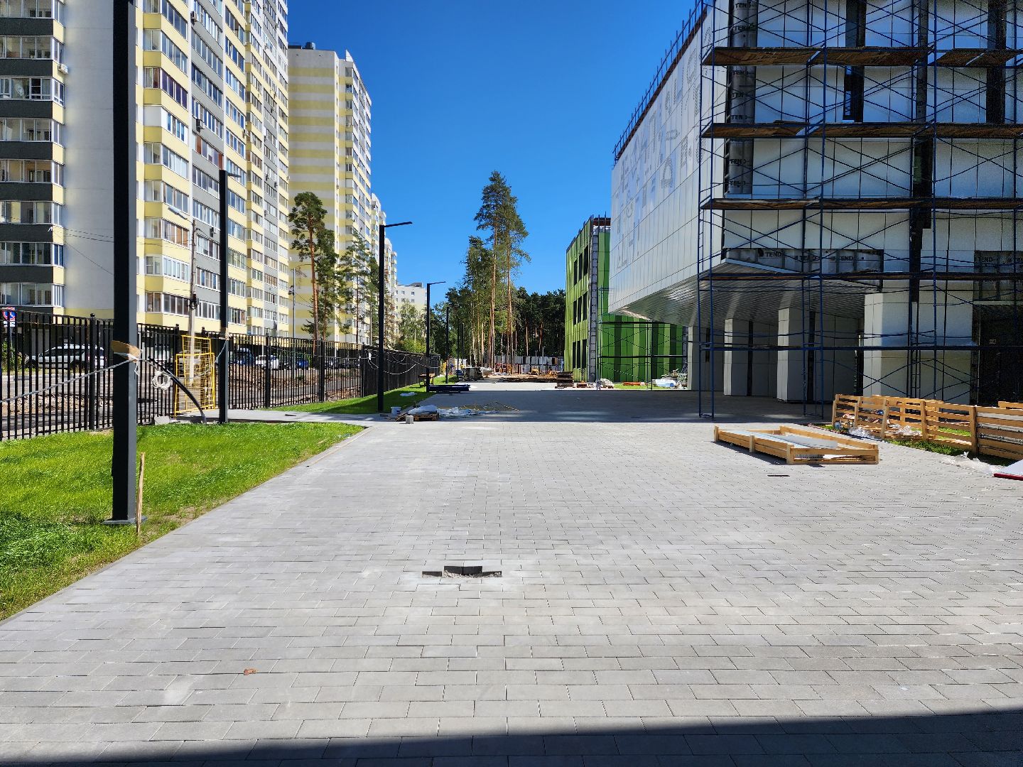 раменское, строительство, школа на 550 мест на улице Высоковольтной,