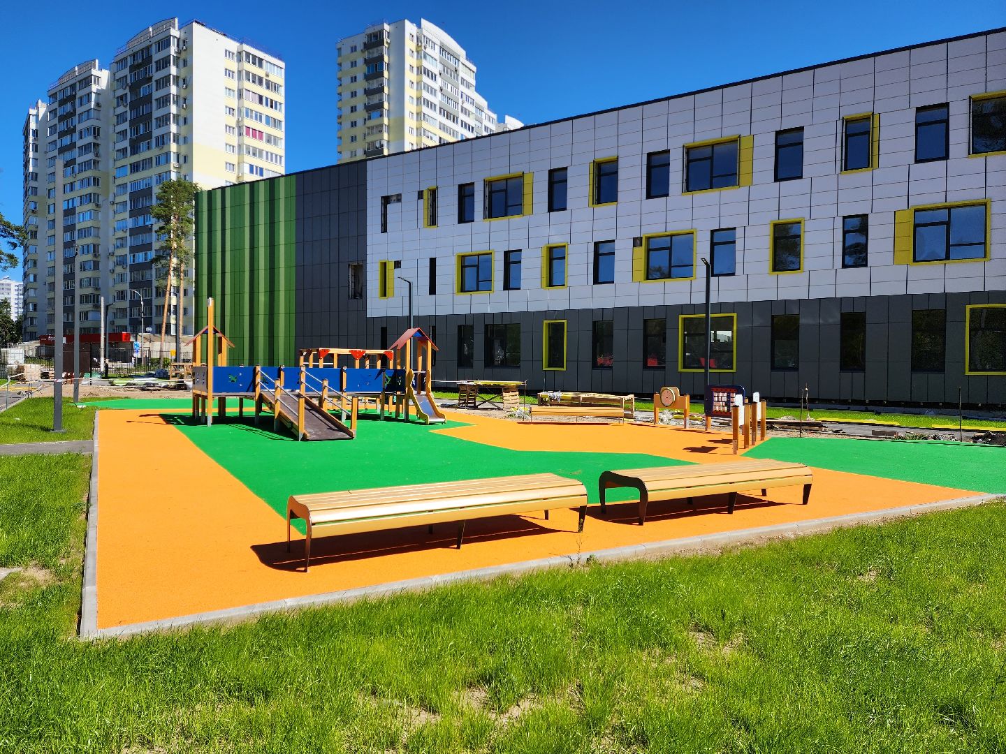 раменское, строительство, школа на 550 мест на улице Высоковольтной,