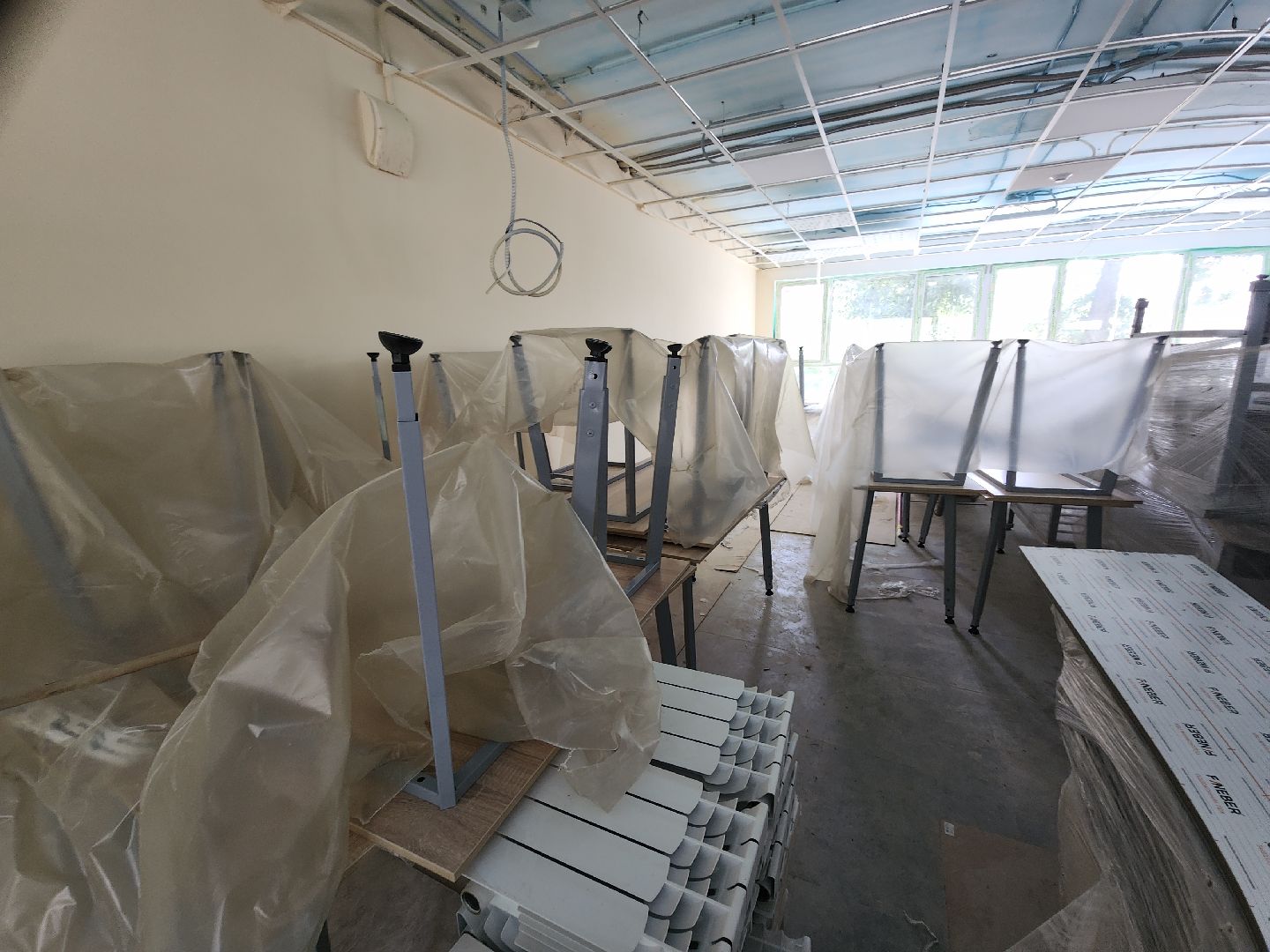 серпухов, подмосковье, капремонт школы,