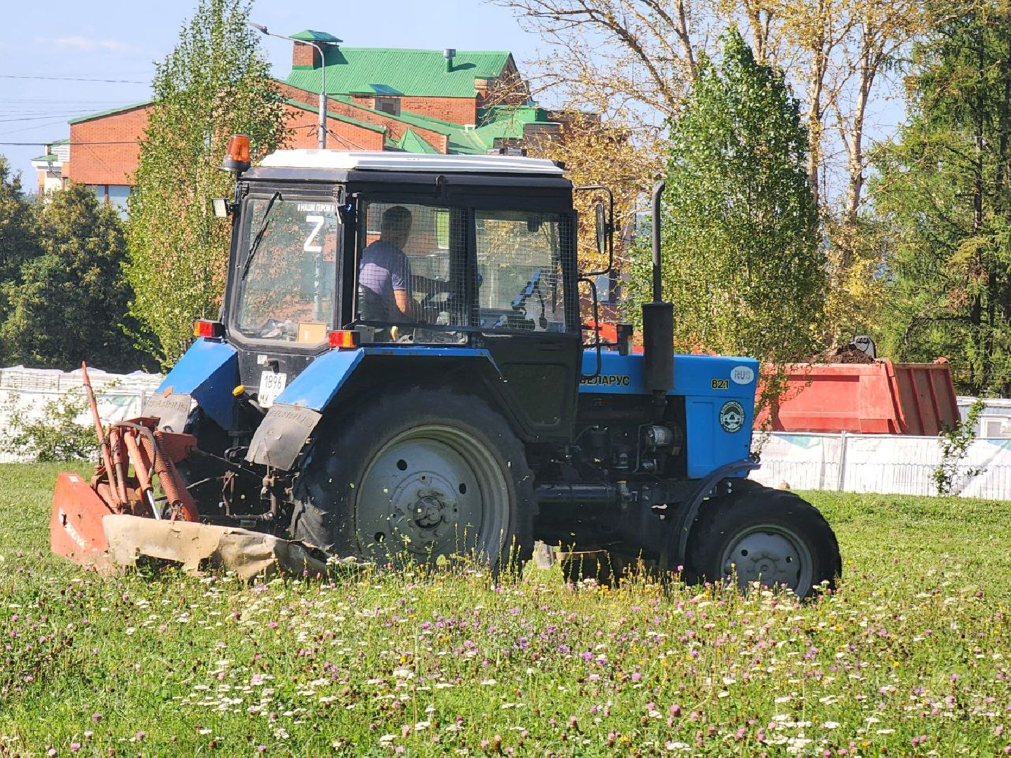 пущино, благоустройство, покос травы,