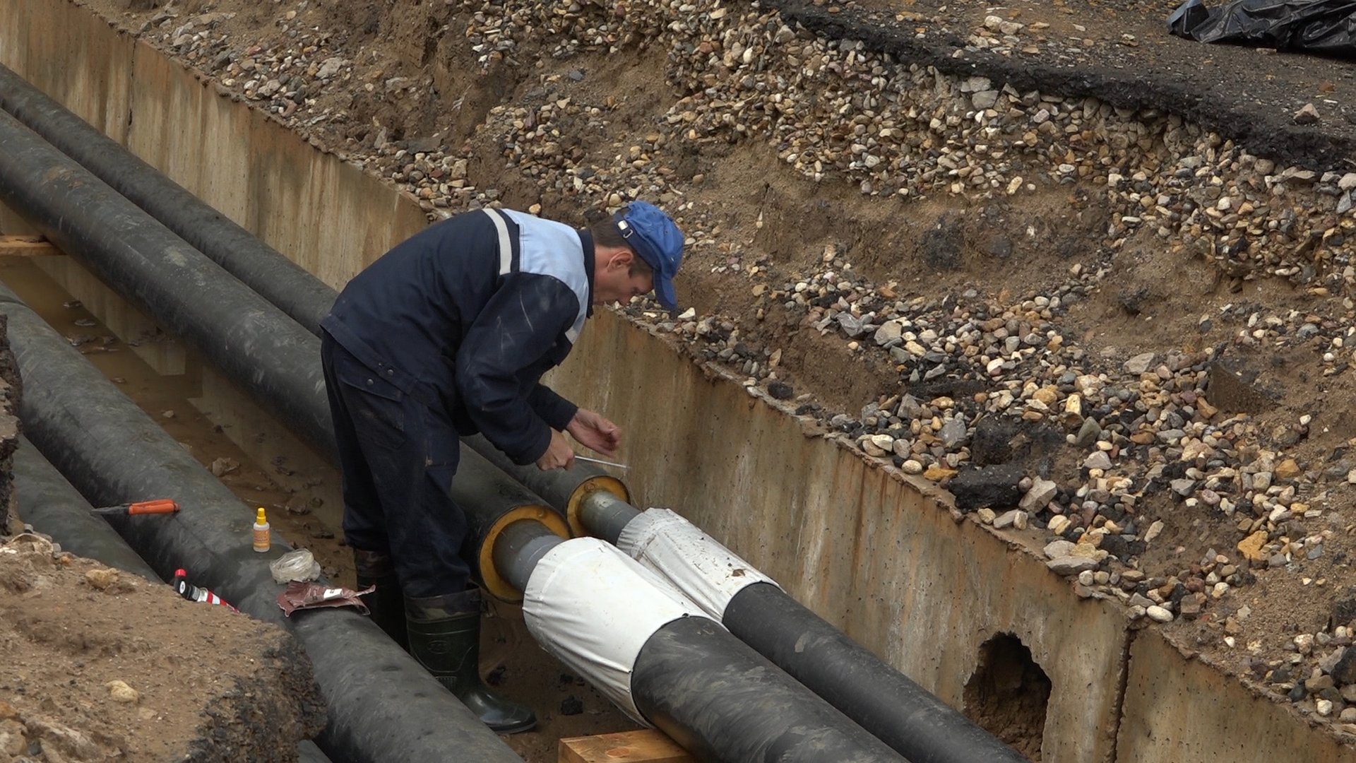 комплексное благоустройство двора, Власиха благоустройство, ул Маршала Жукова Власиха, замена сетей теплоснабжения, Власиха капремонт сетей,