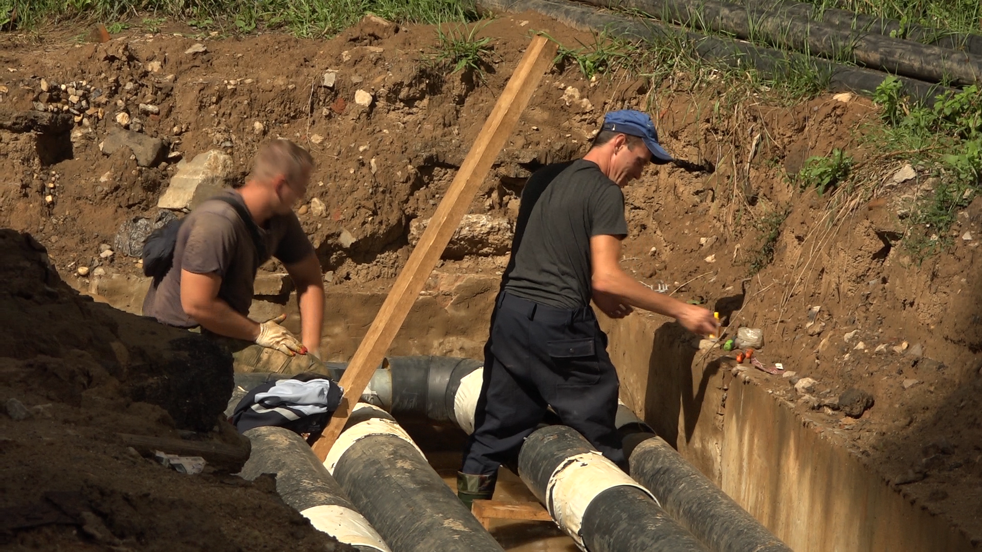 комплексное благоустройство двора, Власиха благоустройство, ул Маршала Жукова Власиха, замена сетей теплоснабжения, Власиха капремонт сетей,