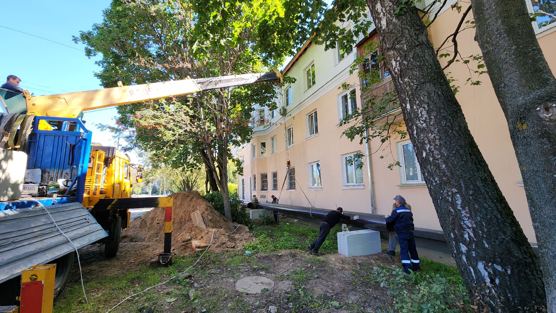 ивантеевка, теплосети, ремонт тепловых сетей, жкх, трубы,