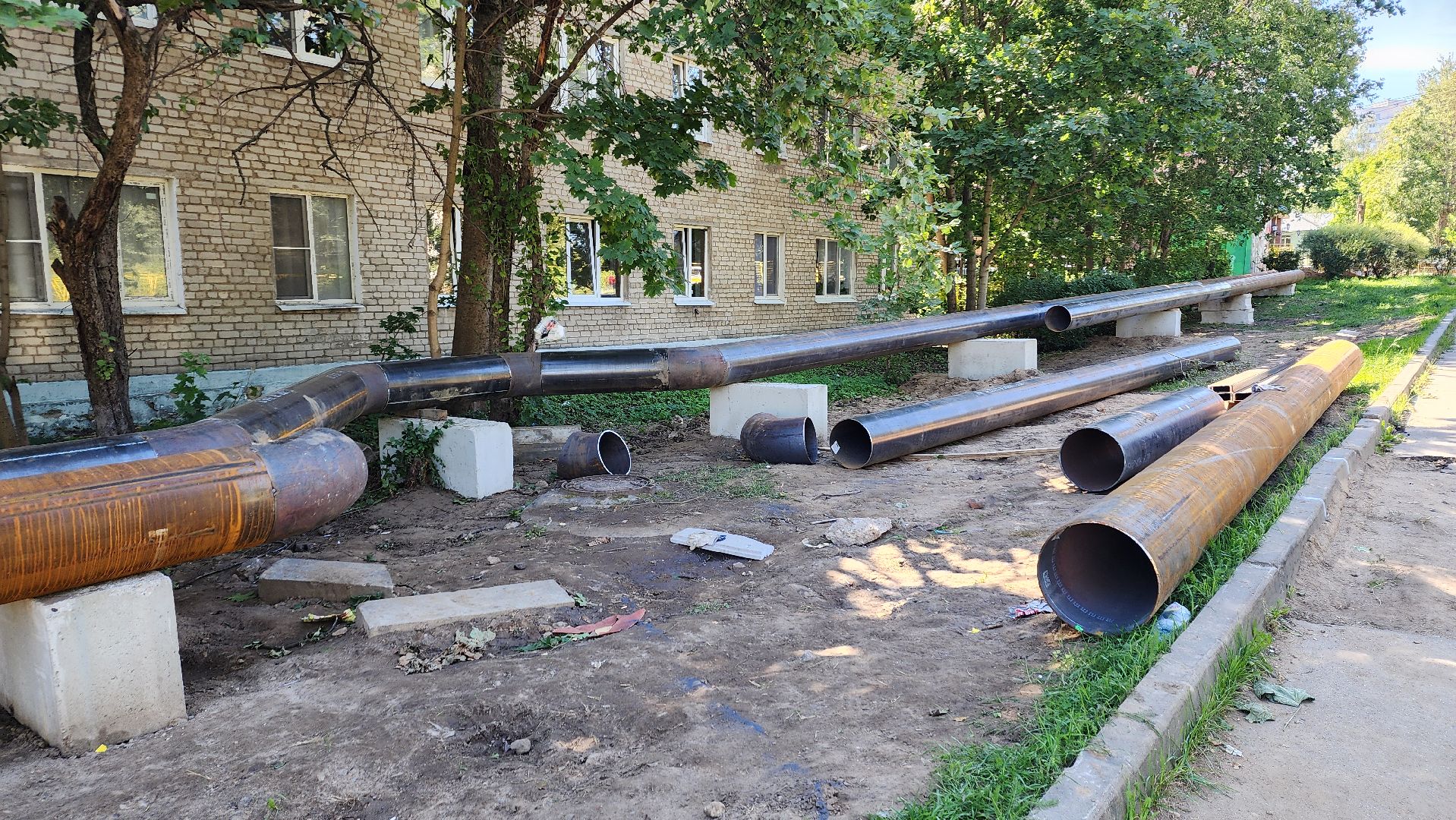 ивантеевка, теплосети, ремонт тепловых сетей, жкх, трубы,