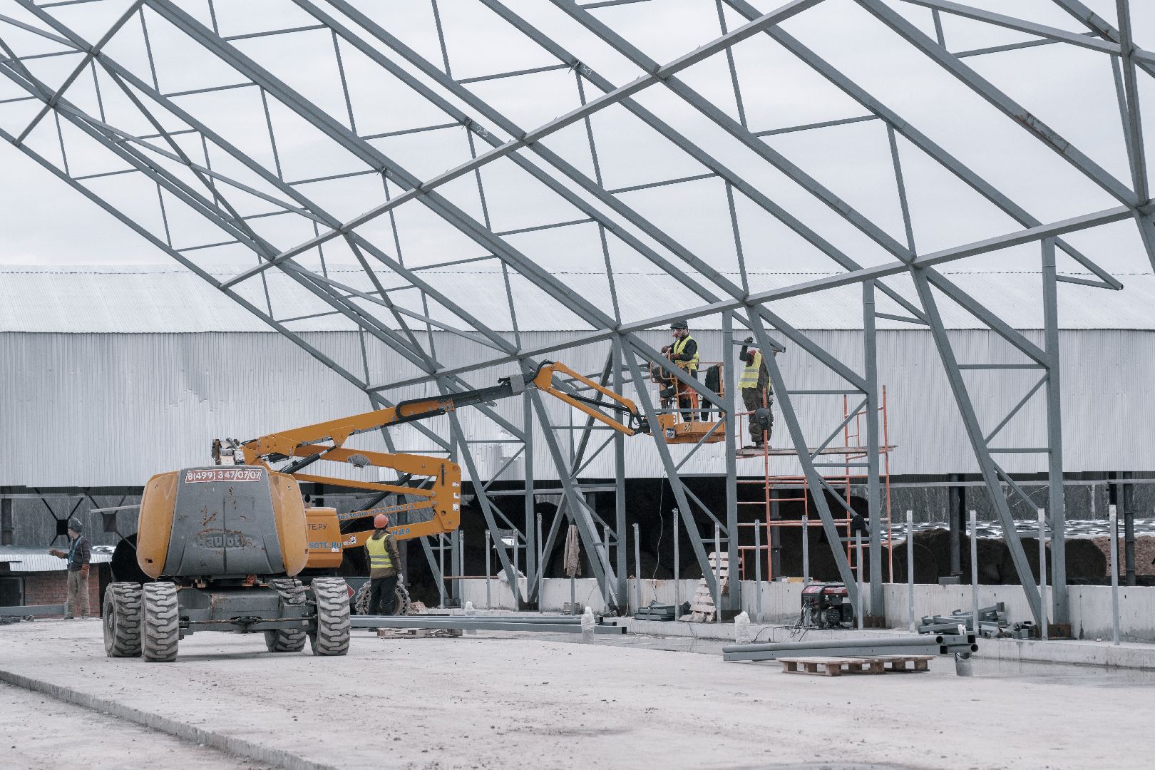 Минсельхоз, племзавод Повадино, новая ферма