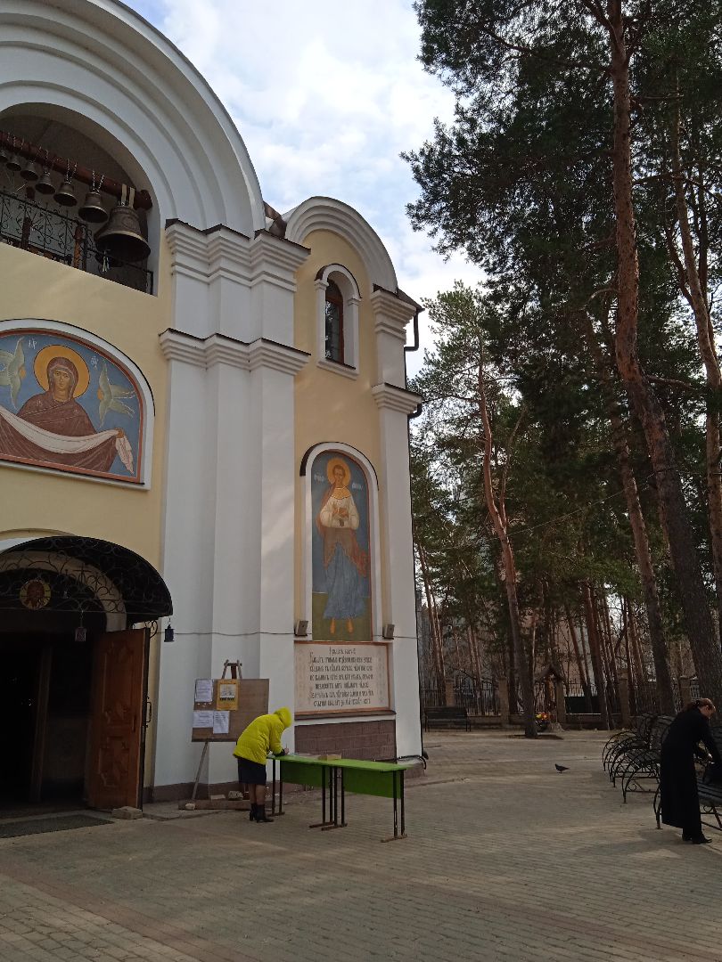 субботник, храм, Космо-Дамианский, уборка, территории, Жуковский