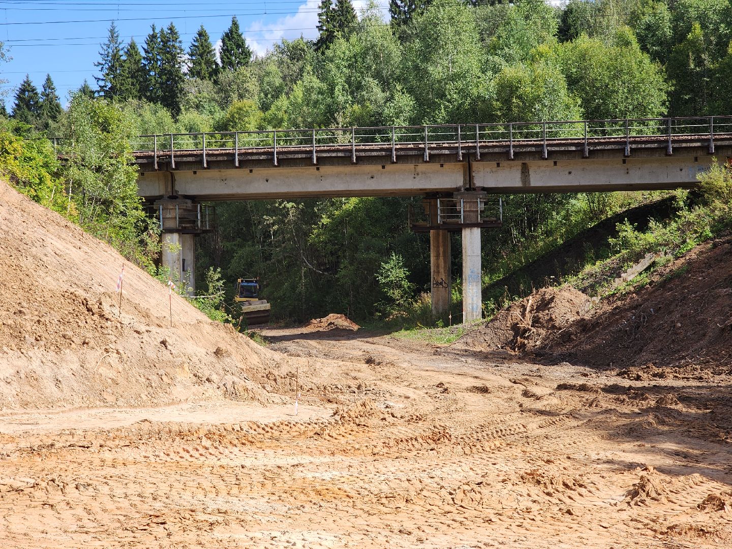 строительство дороги, объездная дорога, тучково, руза, рузский городской округ, московская область, подмосковье,