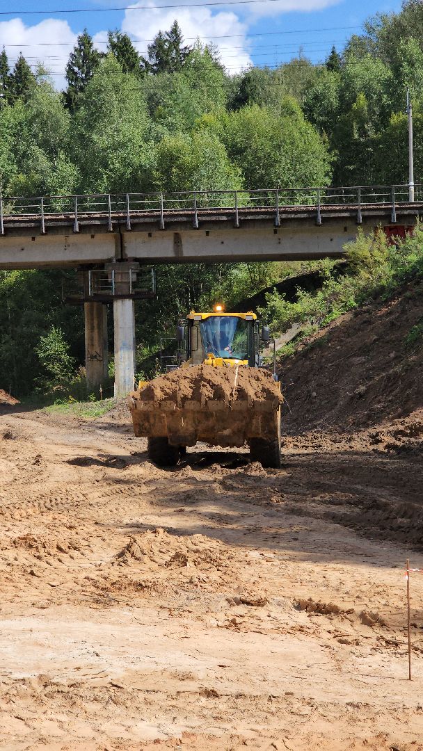 строительство дороги, объездная дорога, тучково, руза, рузский городской округ, московская область, подмосковье,