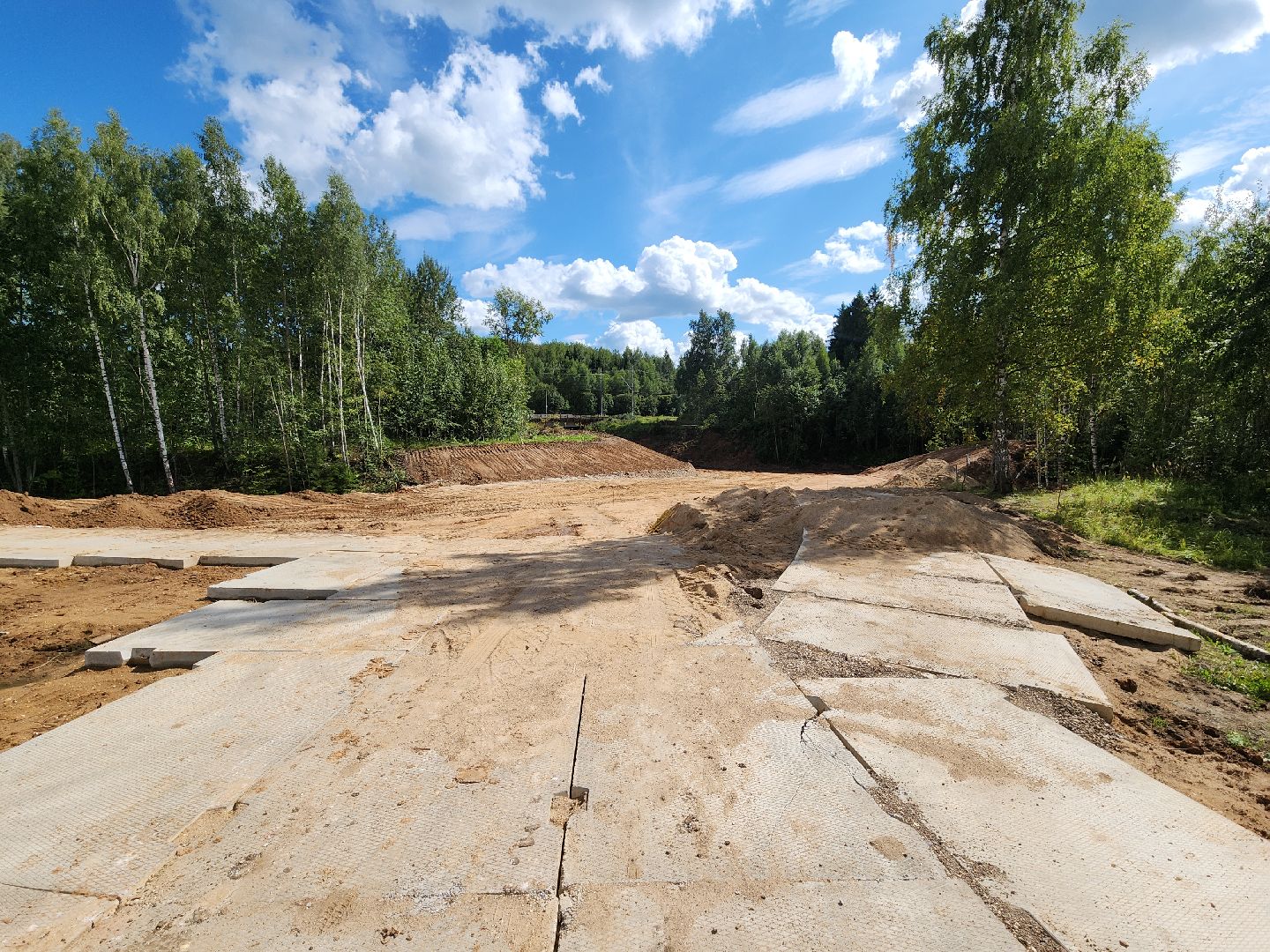 строительство дороги, объездная дорога, тучково, руза, рузский городской округ, московская область, подмосковье,