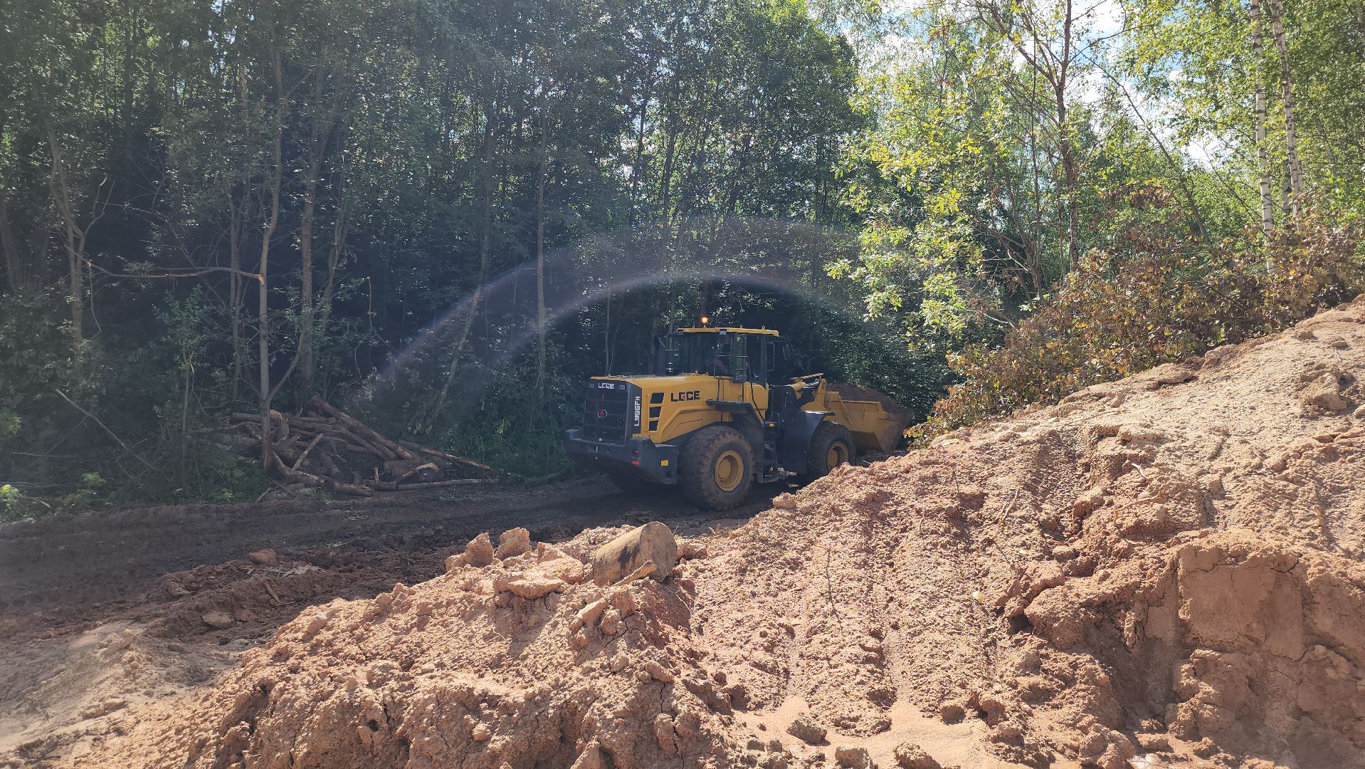 строительство дороги, объездная дорога, тучково, руза, рузский городской округ, московская область, подмосковье,
