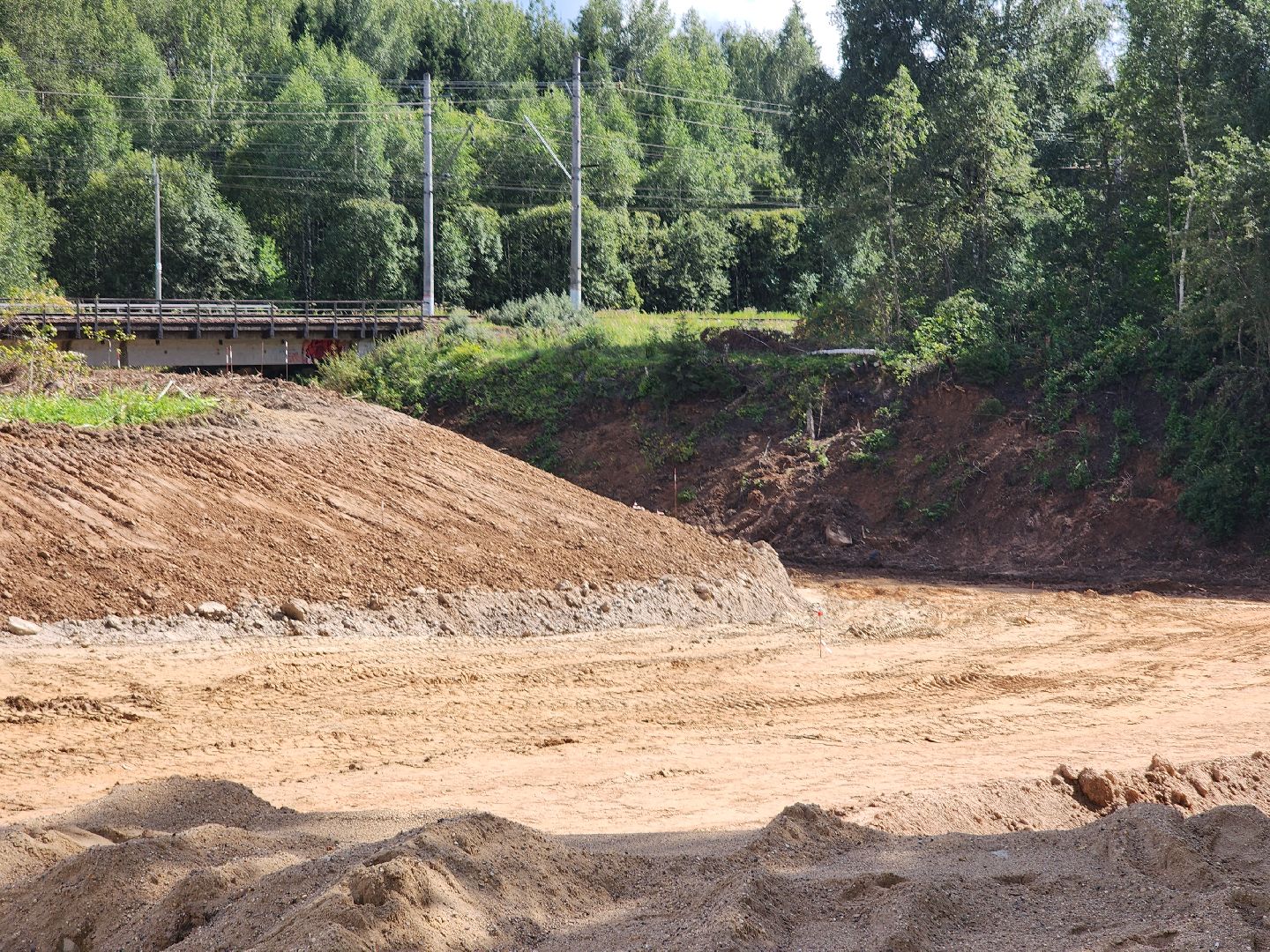строительство дороги, объездная дорога, тучково, руза, рузский городской округ, московская область, подмосковье,