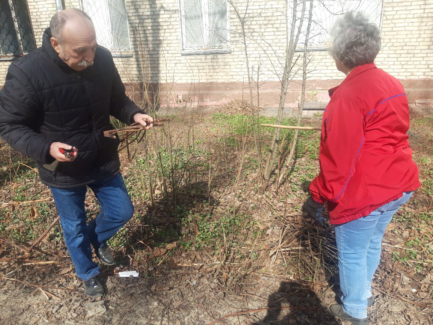 пенсионеры, доброе дело,