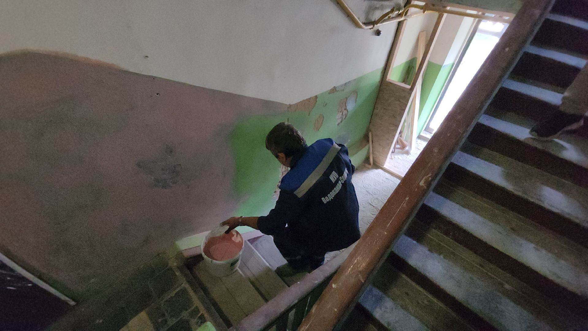 серпухов, ремонт подъездов, жкх, улица народного ополчения, МКД МУП Водоканал Сервис»,