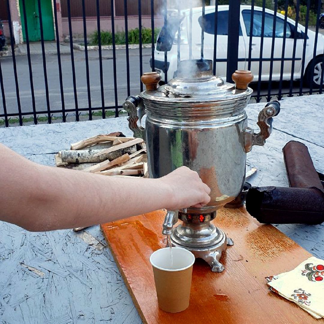 пушкино, поселок, самовар, русские традиции, дети, дом культуры,