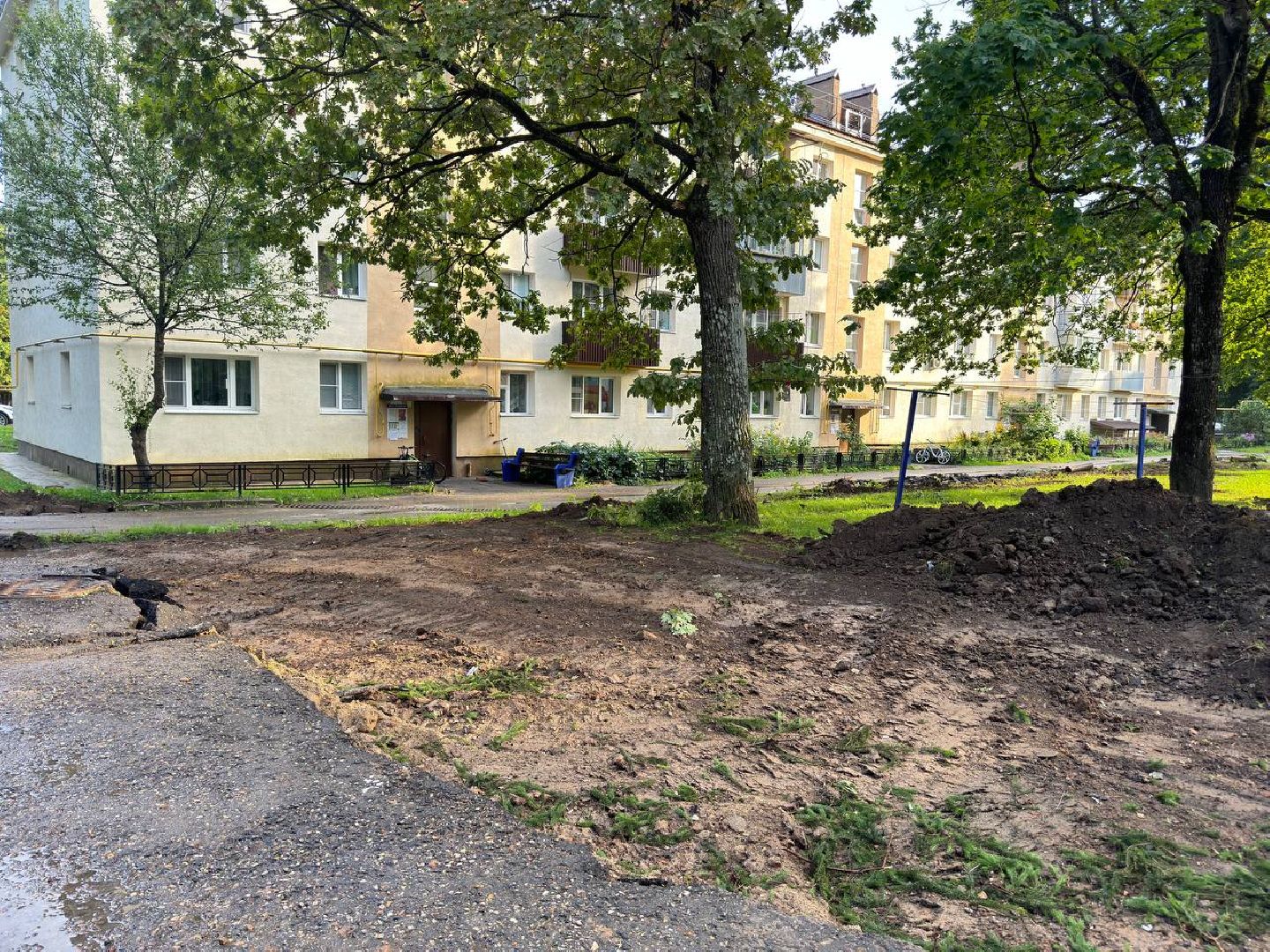 бригада, городской округ восход, асфальт, парковки, благоустроенная территория,