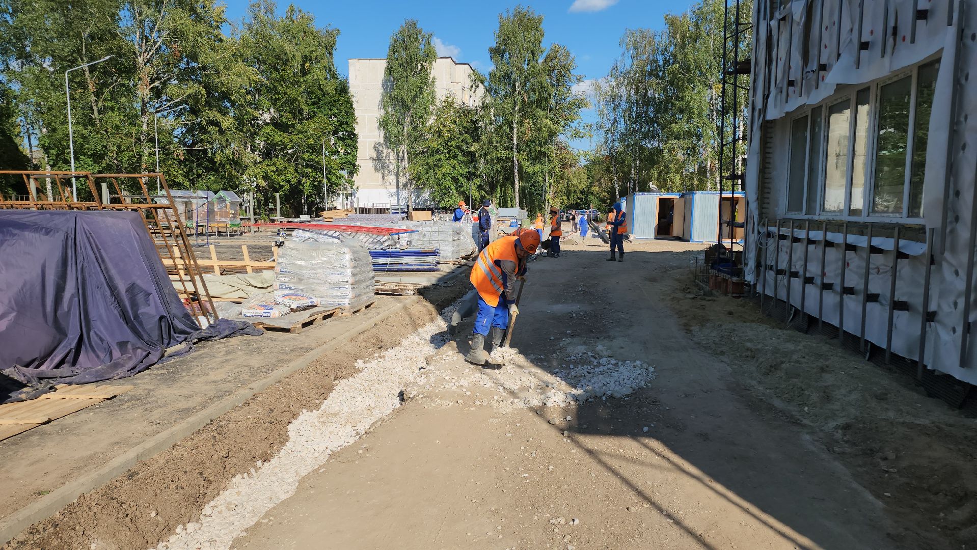 кашира, ожерелье, капитальный ремонт, детский сад, школа 10,