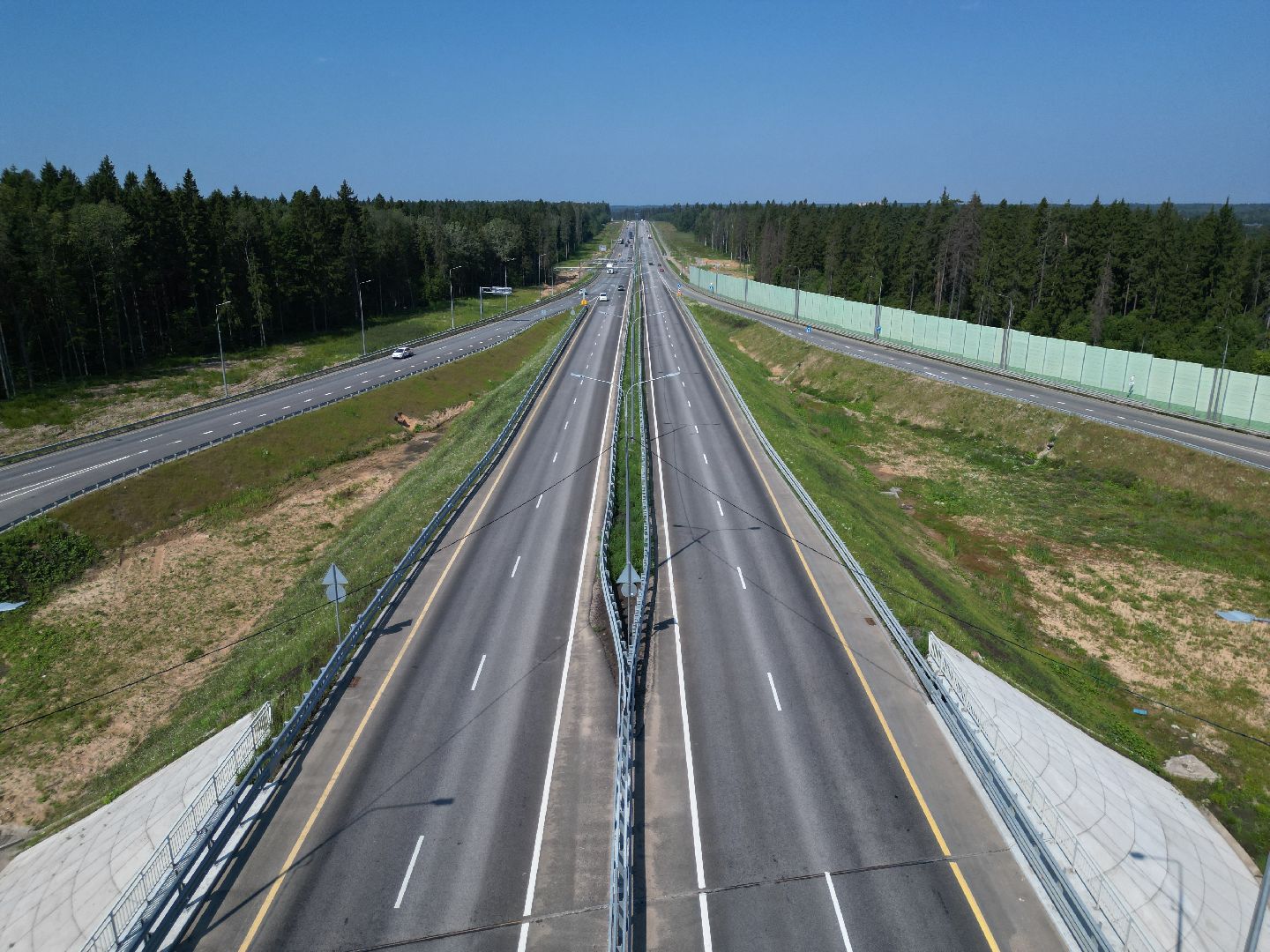 видео с коптера, лобня, дороги, строительство,