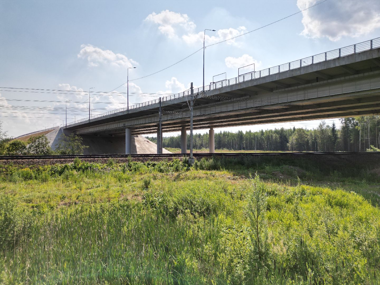 видео с коптера, лобня, строительство, дороги,