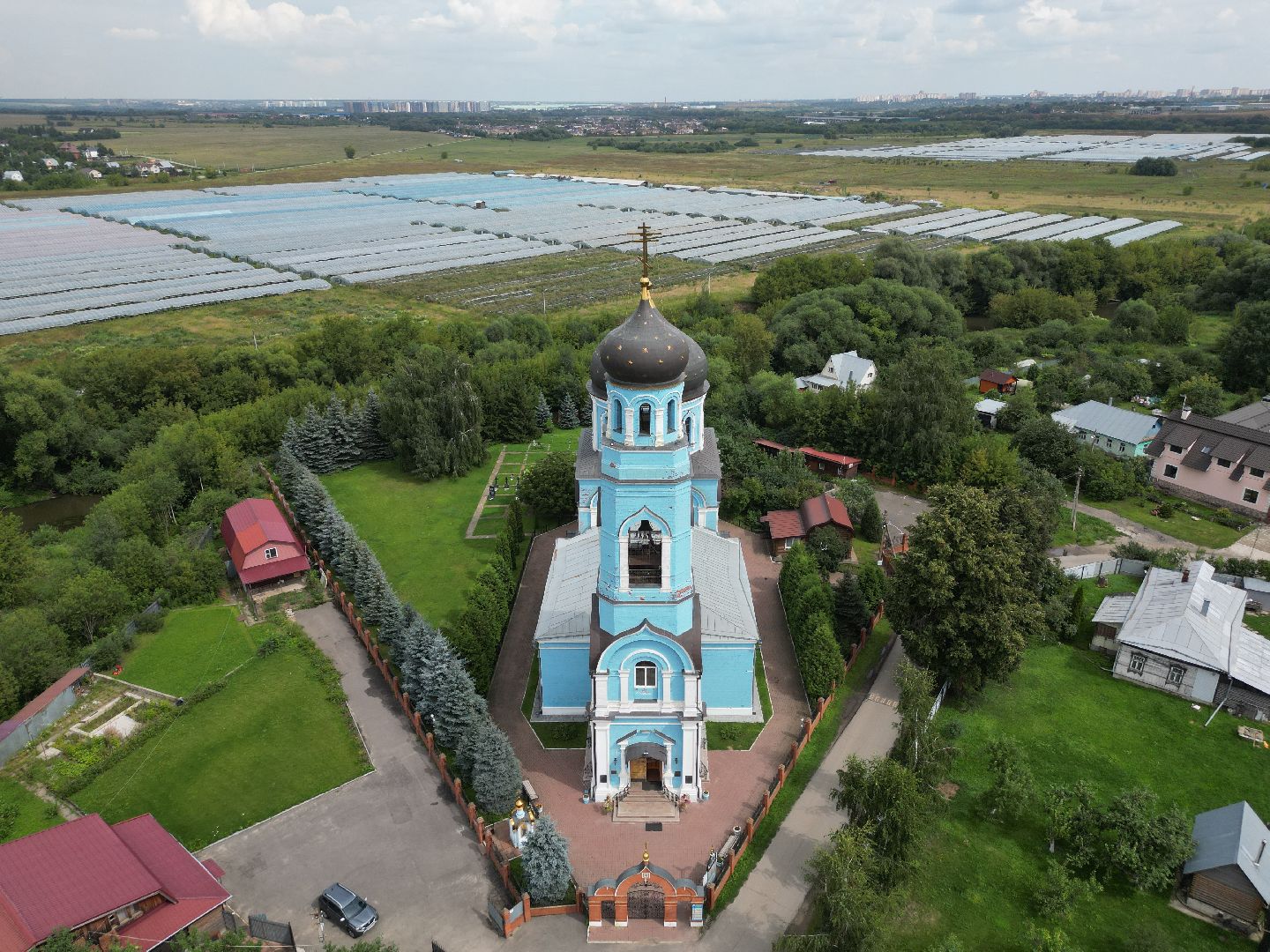 видео с коптера, подольск, покров, церковь, культура,
