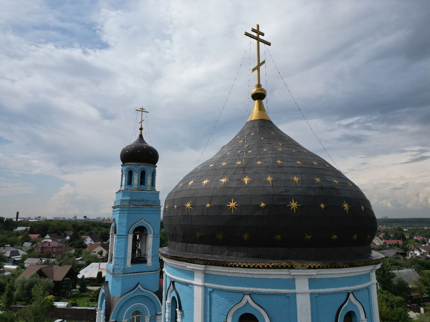 видео с коптера, подольск, покров, церковь, культура,