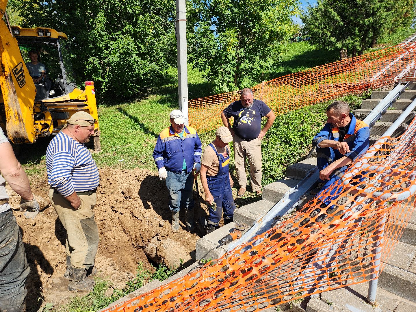 Жкх, Устранение прорыва, Можайск, можайский городской округ, коммунальная служба, московская область, подмосковье,