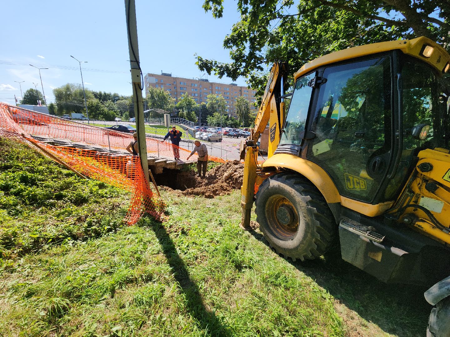 Жкх, Устранение прорыва, Можайск, можайский городской округ, коммунальная служба, московская область, подмосковье,