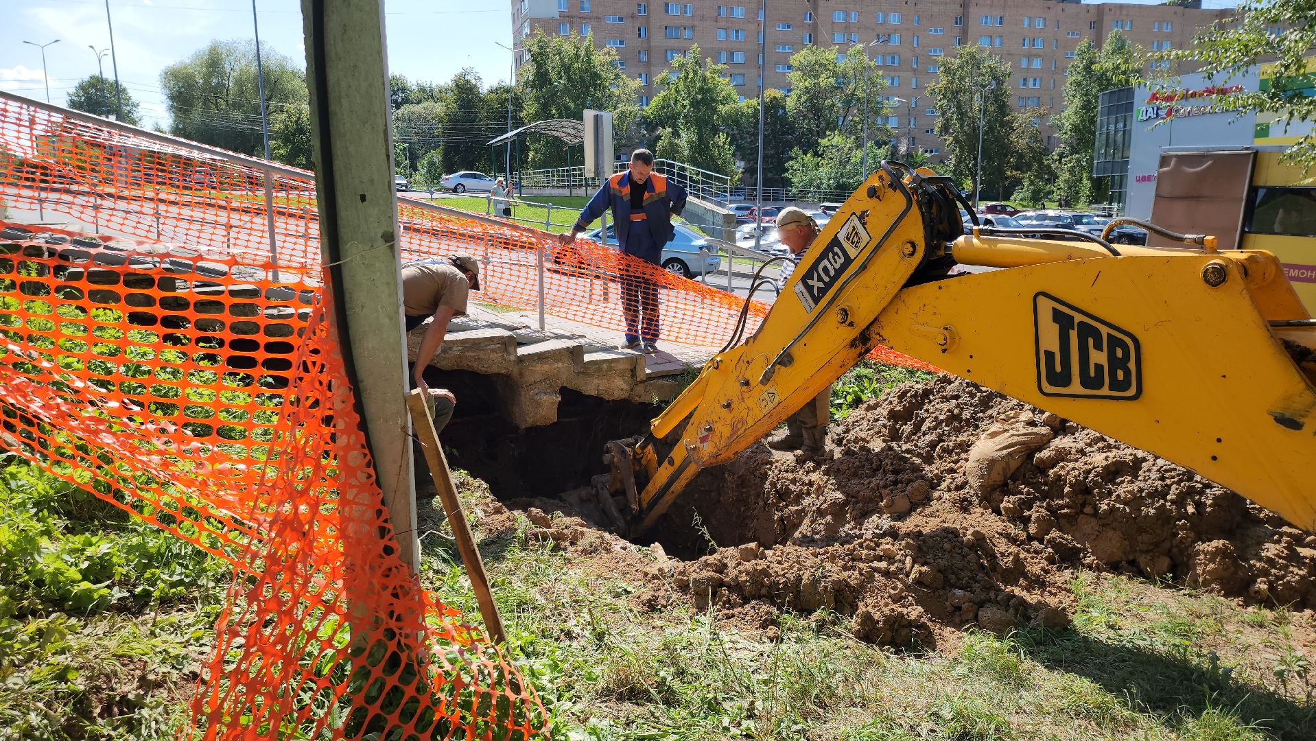 Жкх, Устранение прорыва, Можайск, можайский городской округ, коммунальная служба, московская область, подмосковье,
