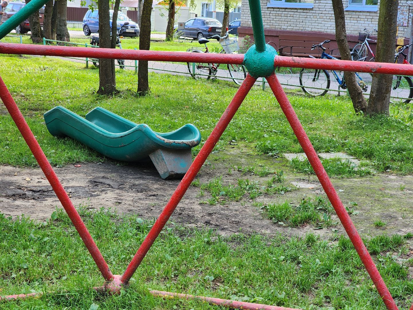 Дубна, Детская площадка, Демонтаж, Замена игровых элементов,