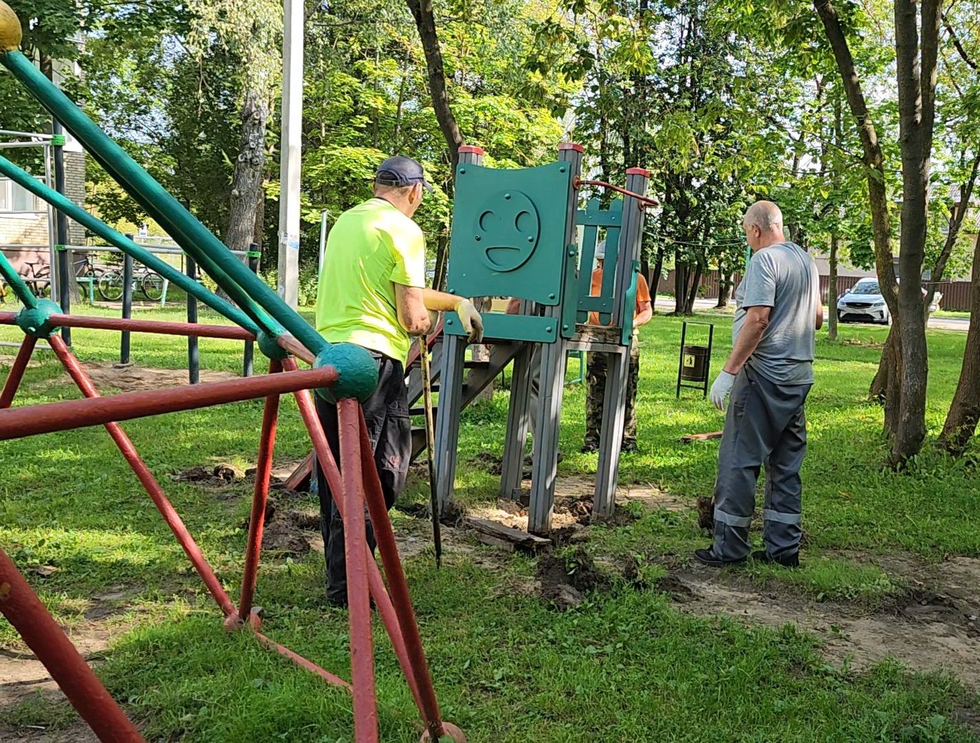 Дубна, Детская площадка, Демонтаж, Замена игровых элементов,