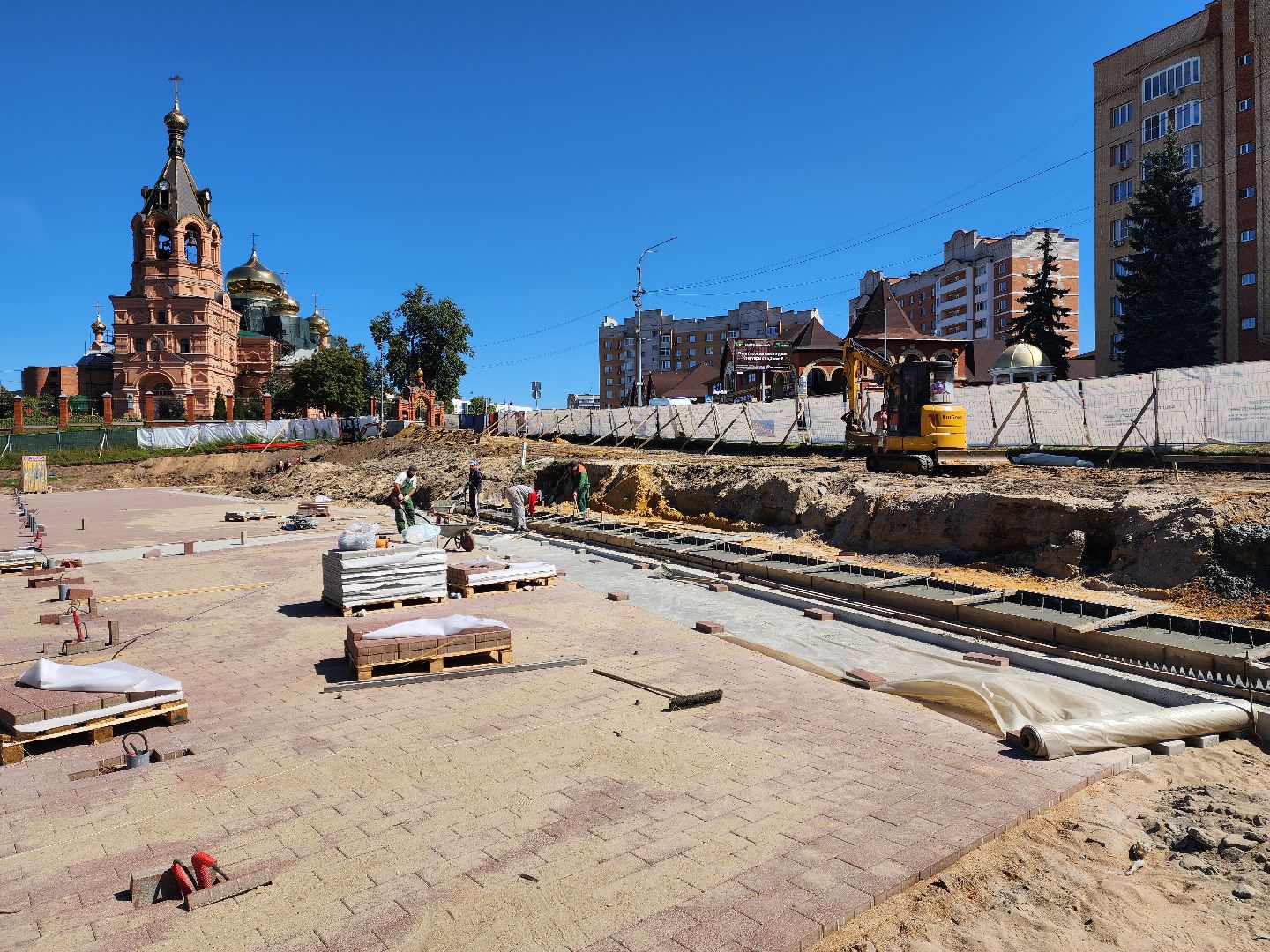 раменское, благоустройство, реконструкция площади победы,