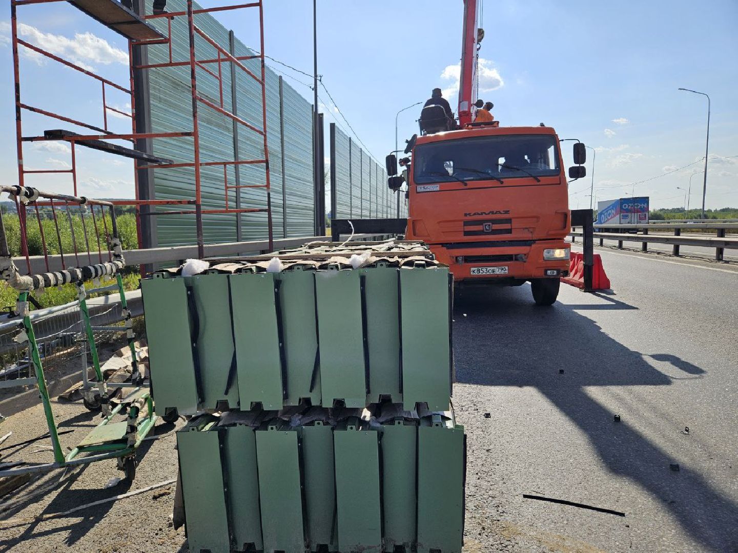 шумозащитные экраны, дорога, трасса, м-5 урал,