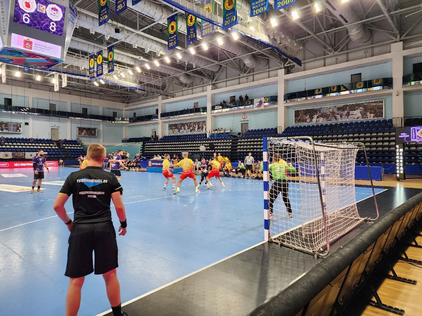 Чехов, дворец спорта Олимпийский, международный турнир по гандболу, Кубок губернатора Московской области, Чеховские медведи, победители, призеры,